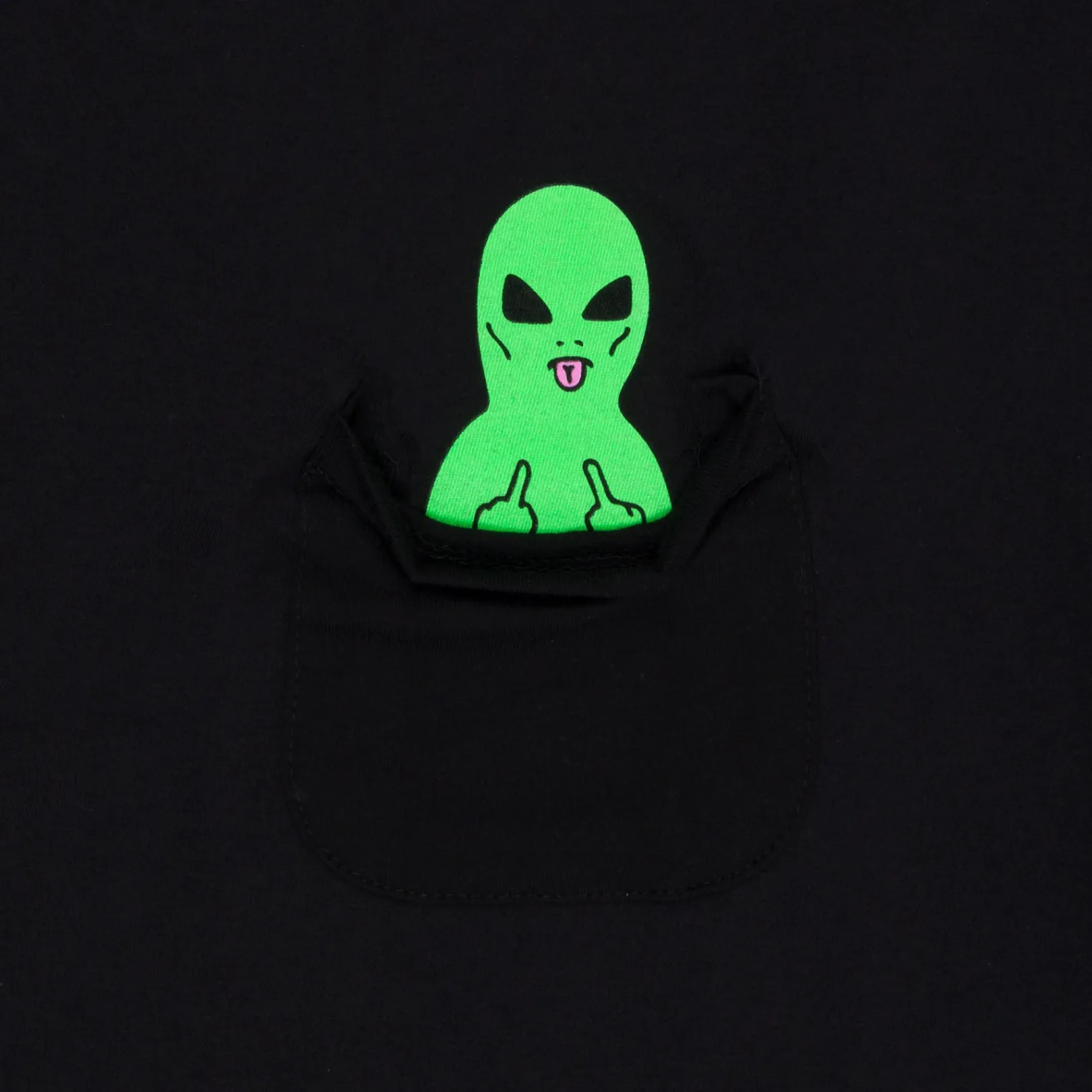 Lord Alien Pocket Tee (Black)<Ripndip Cheap