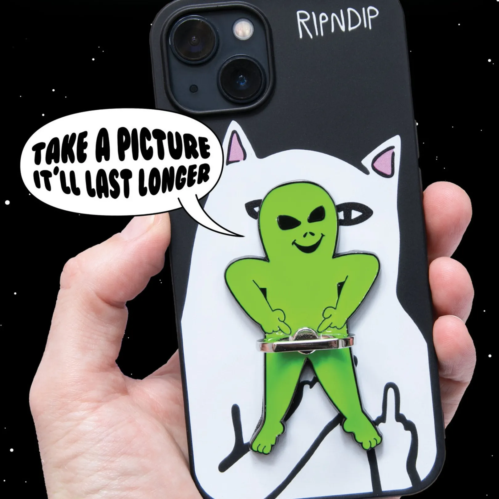 Lord Alien Ring Phone Holder (Green)<Ripndip Hot