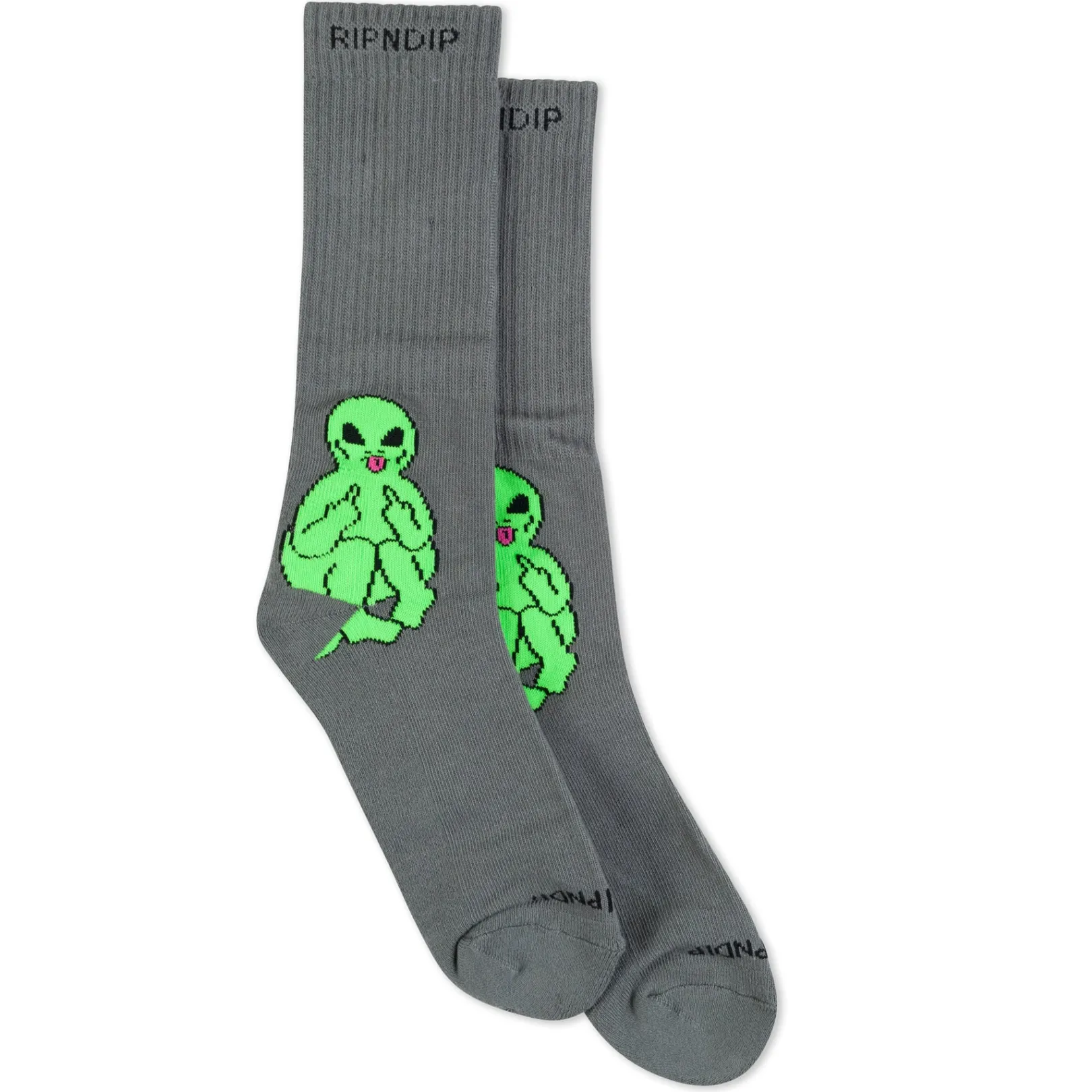 Lord Alien Socks (Charcoal)<Ripndip Cheap