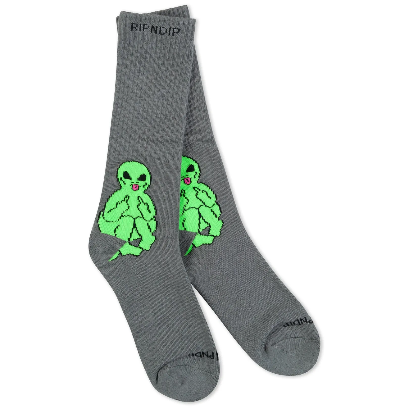 Lord Alien Socks (Charcoal)<Ripndip Cheap