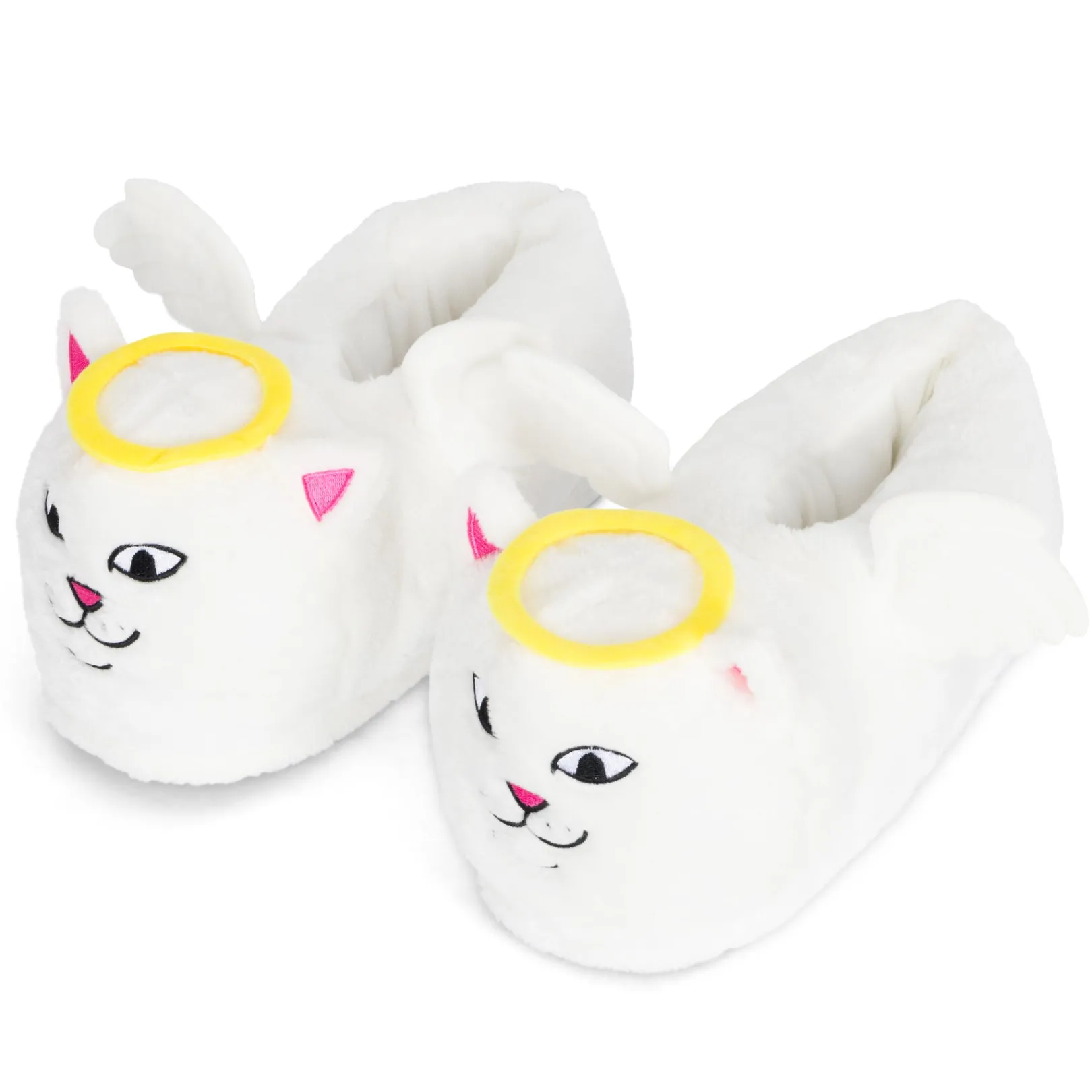 Lord Angel Plush Slippers (White)<Ripndip Hot