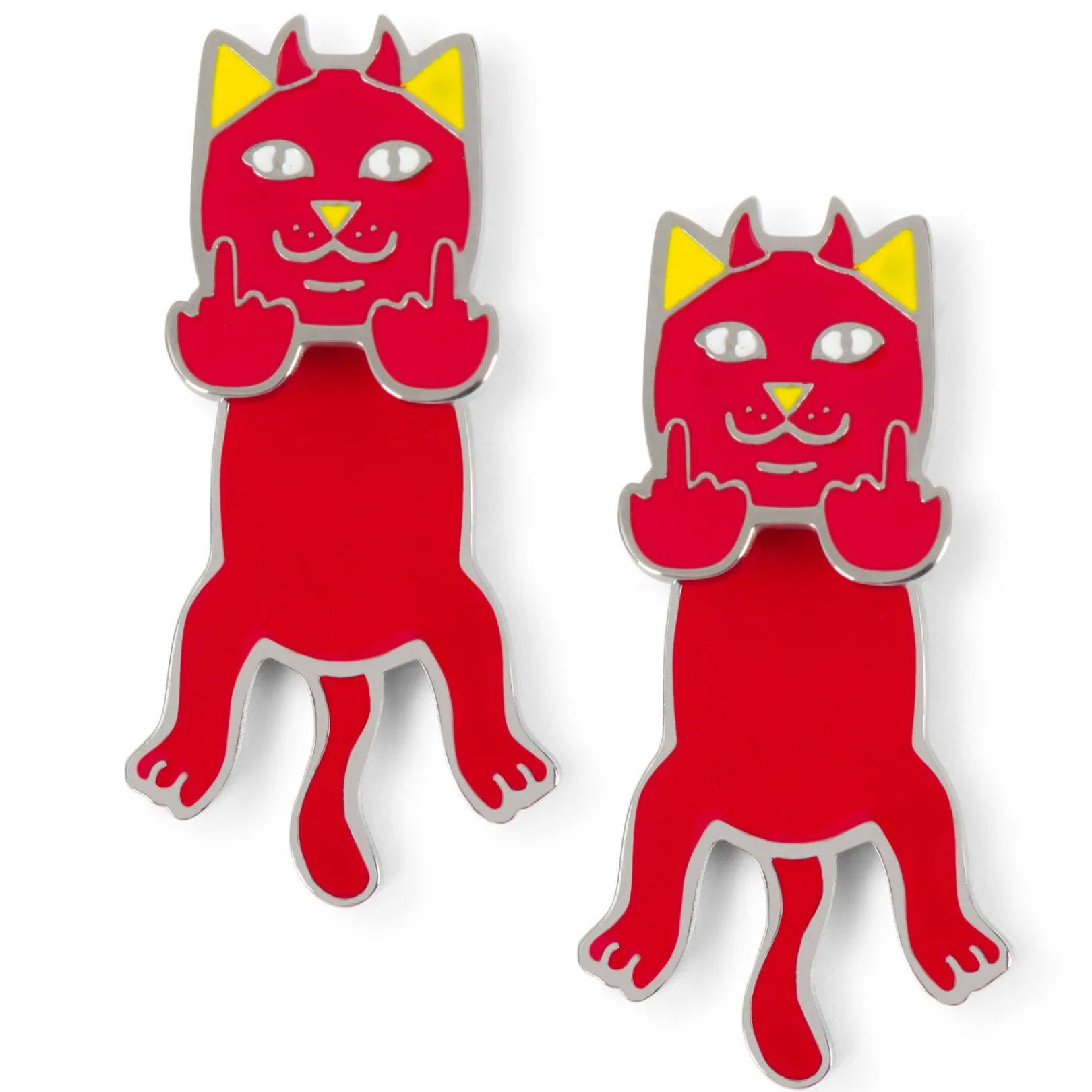 Lord Devil Earrings (Red)<Ripndip Cheap