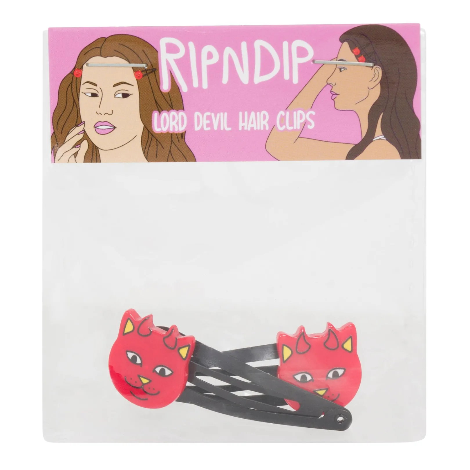 Lord Devil Hair Clip (Red)<Ripndip Online