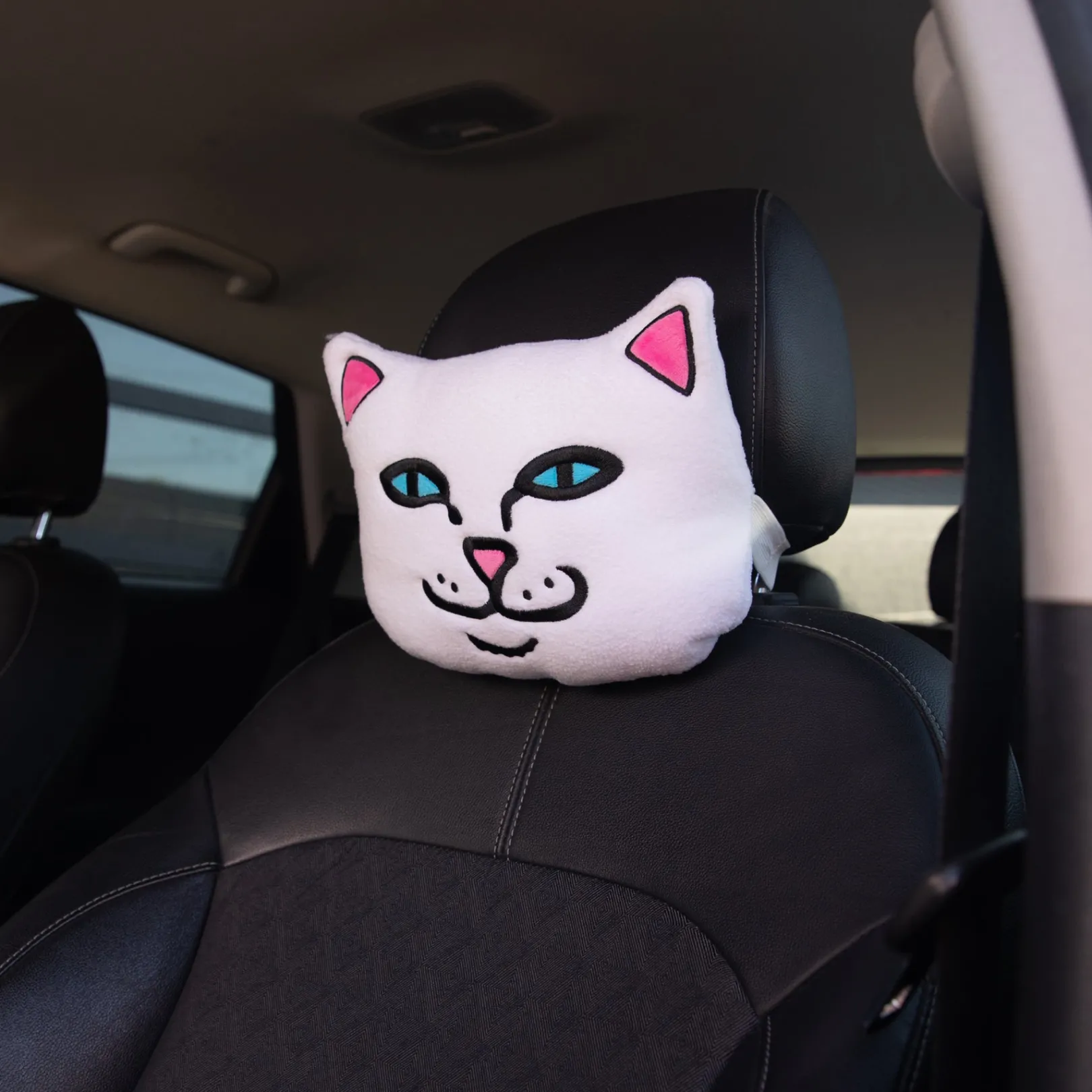 Lord Nermal Car Head Rest (White)<Ripndip Hot