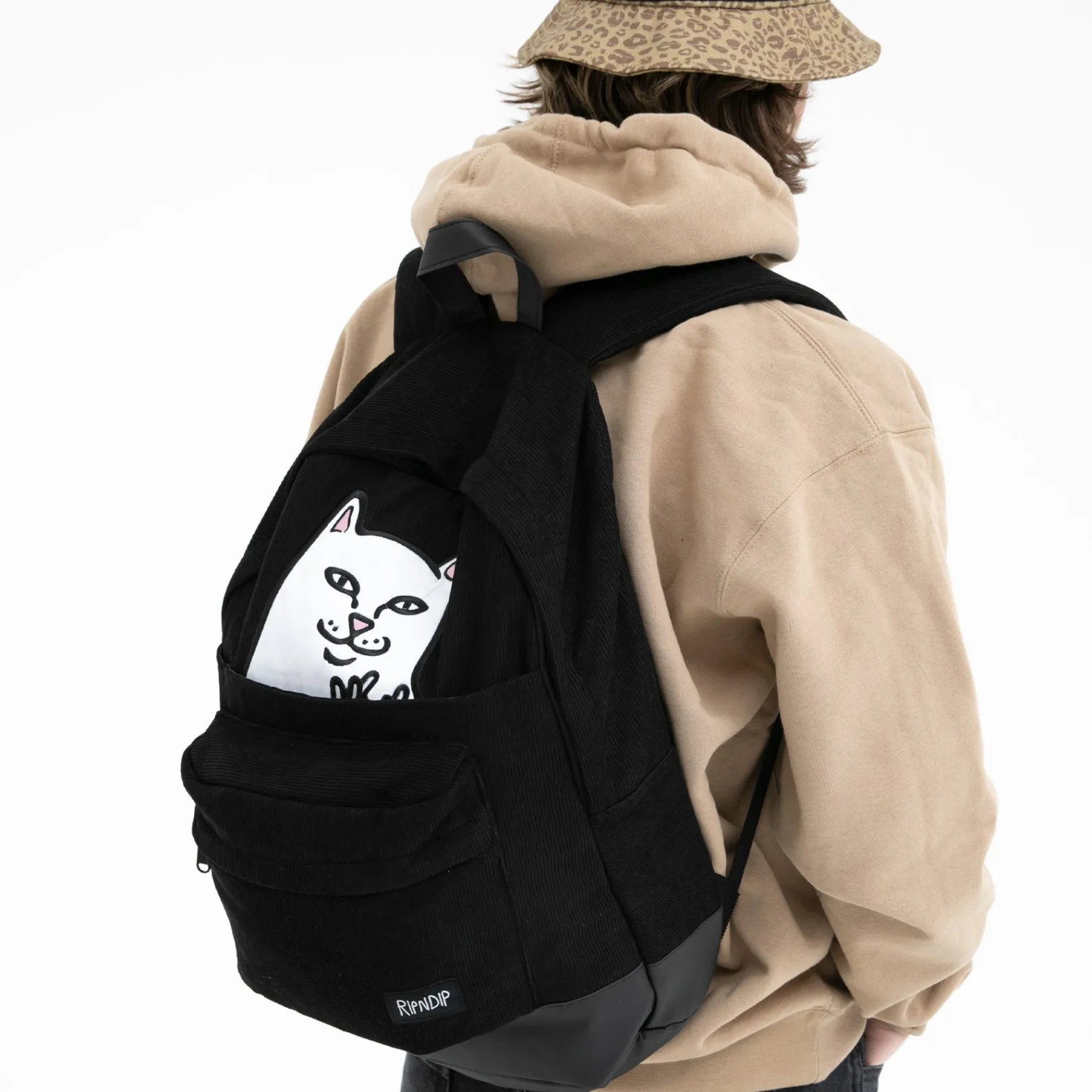 Lord Nermal Corduroy Backpack (Black)<Ripndip Online