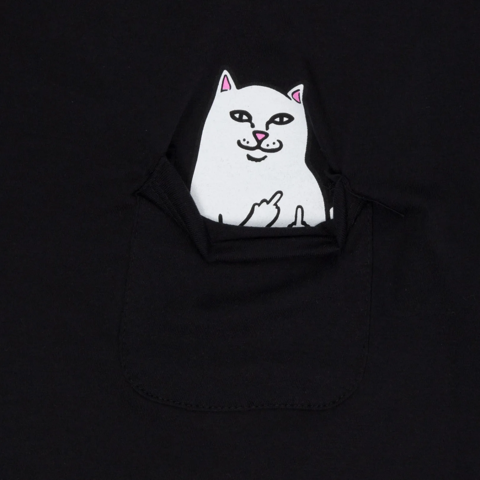 Lord Nermal Cropped Pocket Tee (Black)<Ripndip Flash Sale