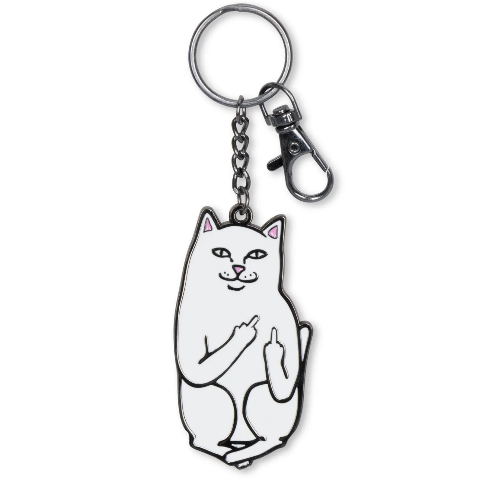 Lord Nermal Keychain (White)<Ripndip Fashion