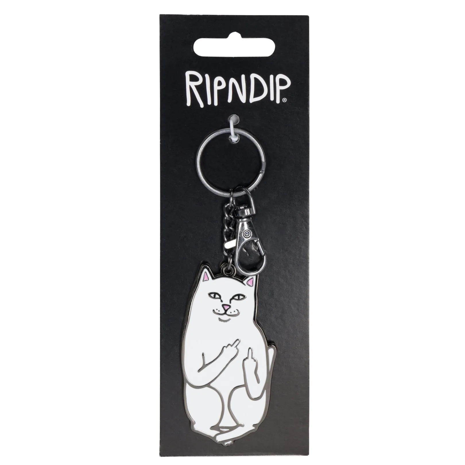 Lord Nermal Keychain (White)<Ripndip Fashion