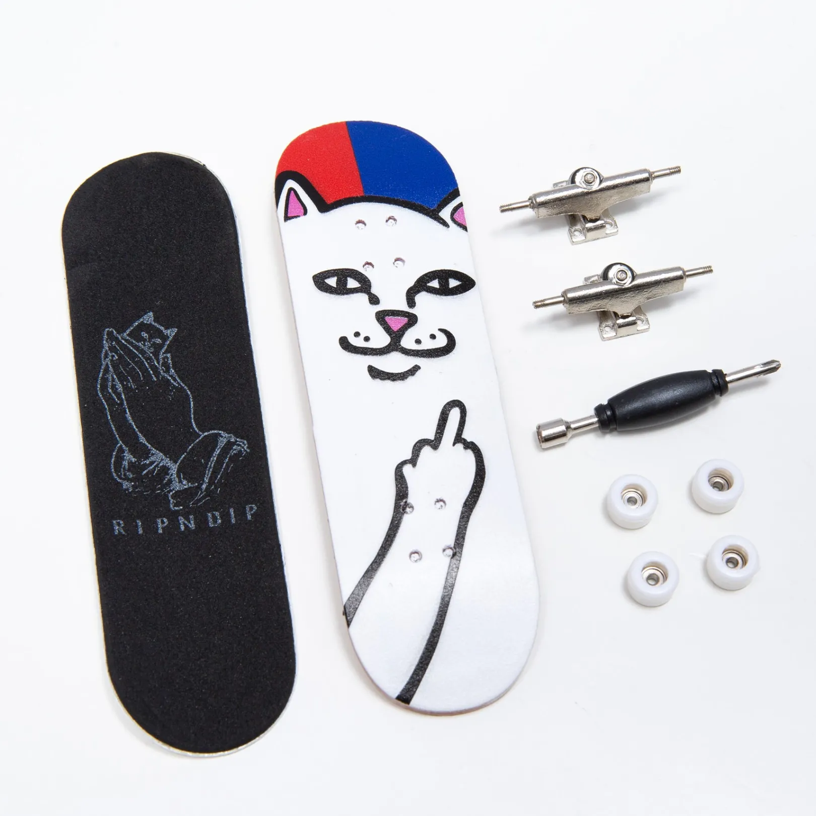 Lord Nermal Mini Skateboard (Red/Blue)<Ripndip Shop