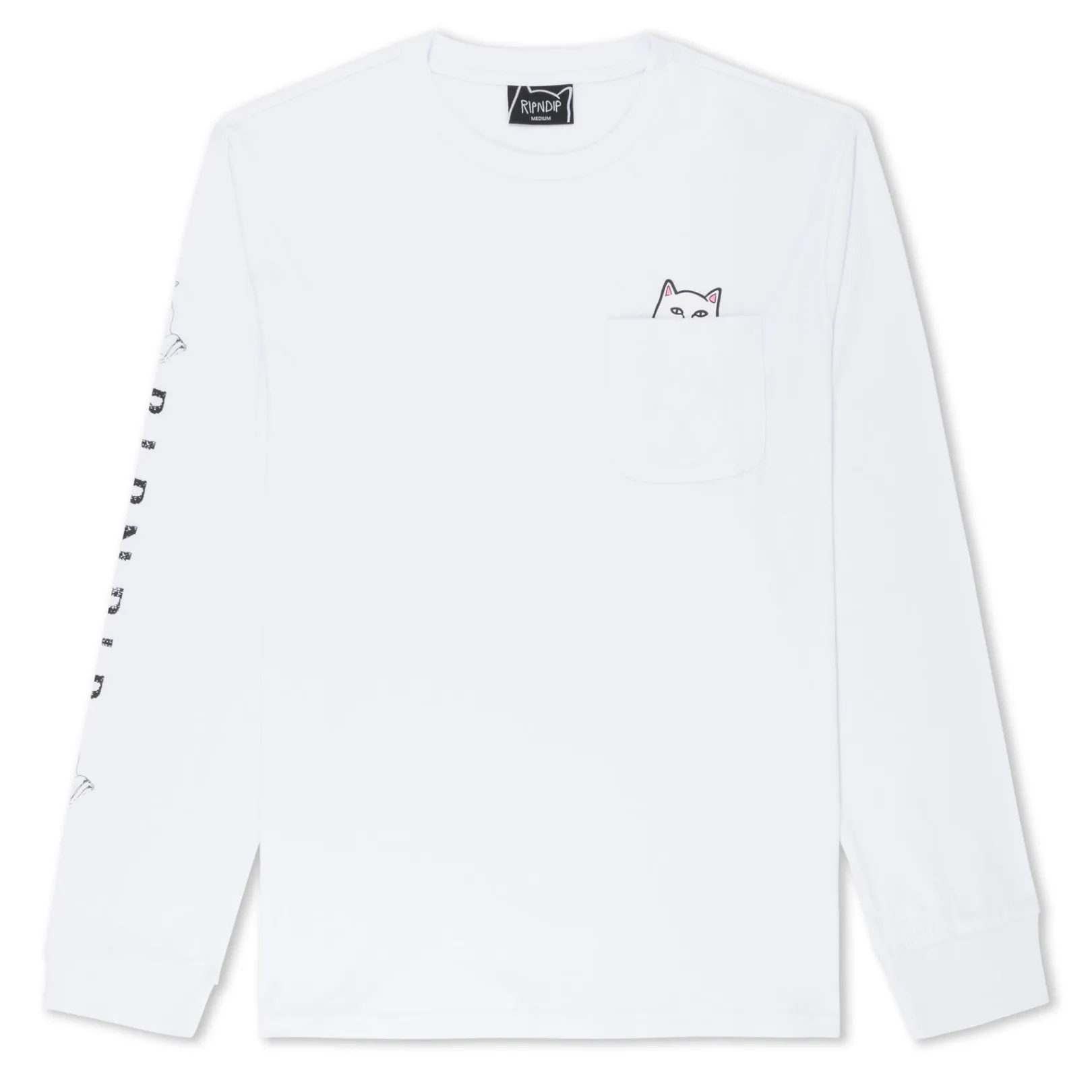 Lord Nermal Pocket L/S (White)<Ripndip Online