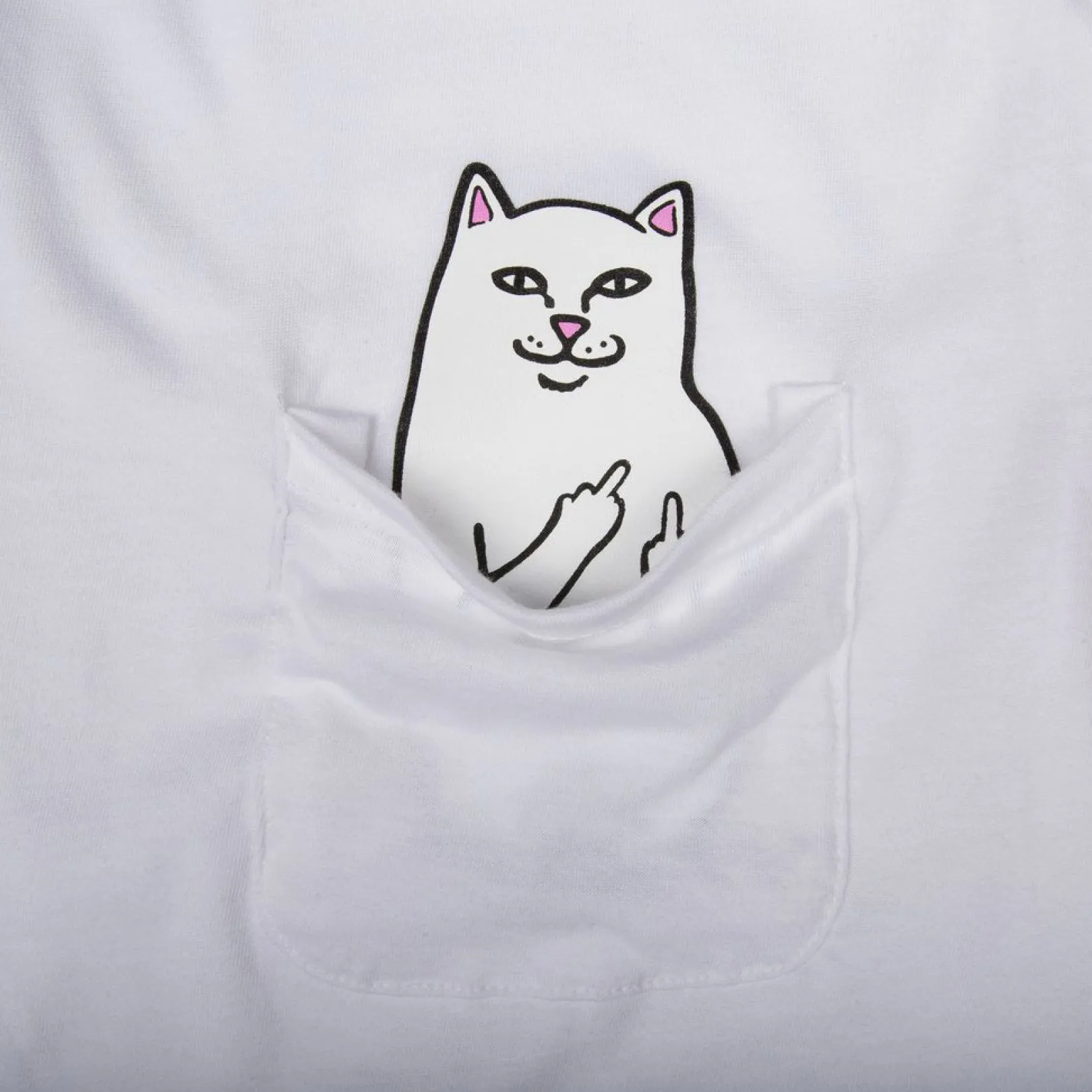 Lord Nermal Pocket L/S (White)<Ripndip Online