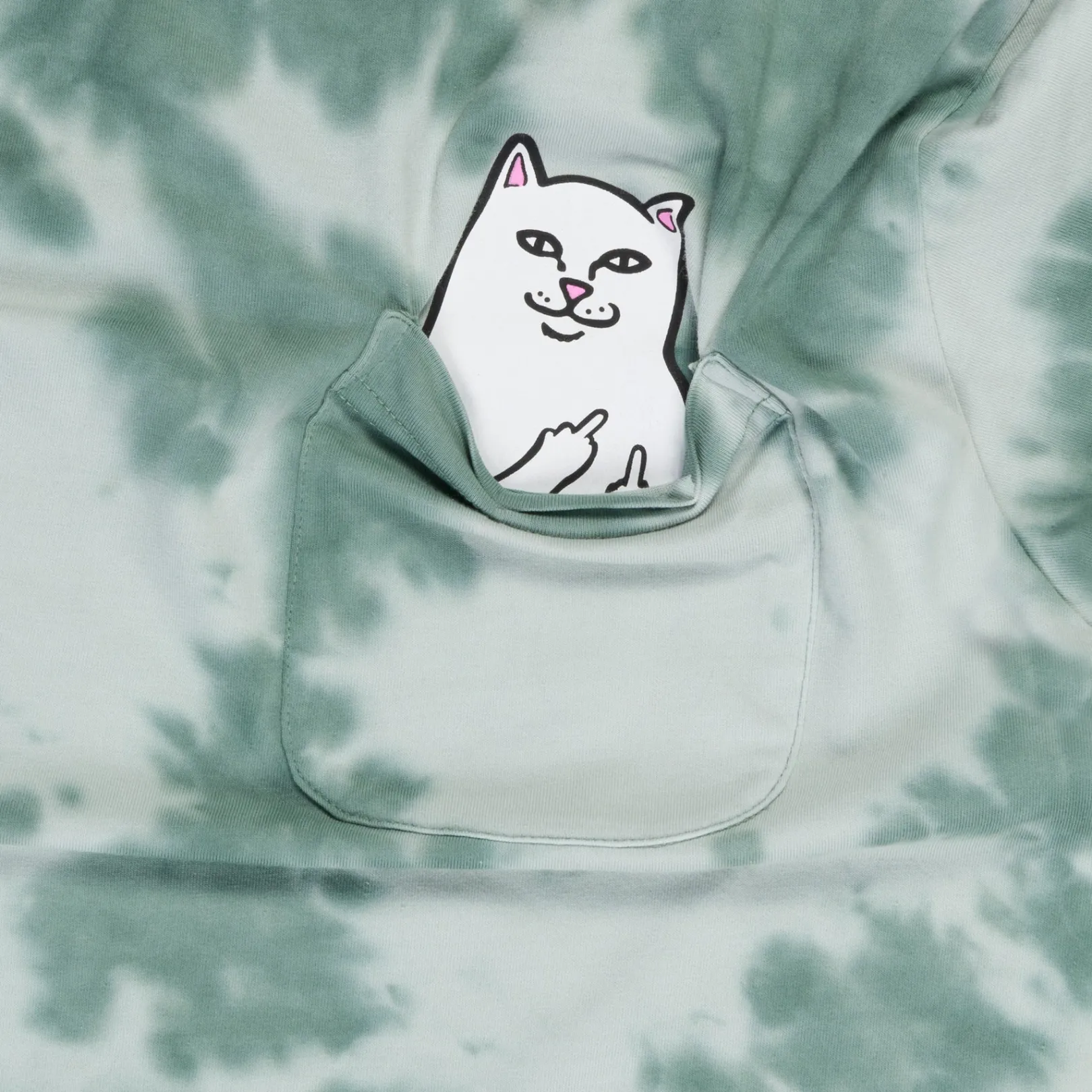 Lord Nermal Pocket Tee (Olive Green Tie Dye)<Ripndip Best