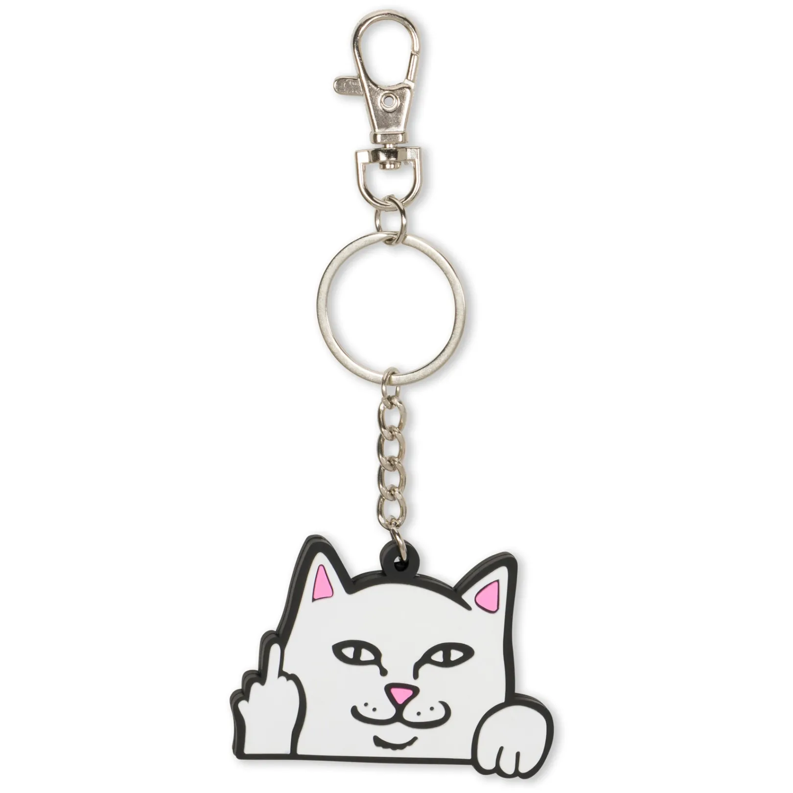 Lord Nermal Rubber Key Chain (White)<Ripndip Clearance