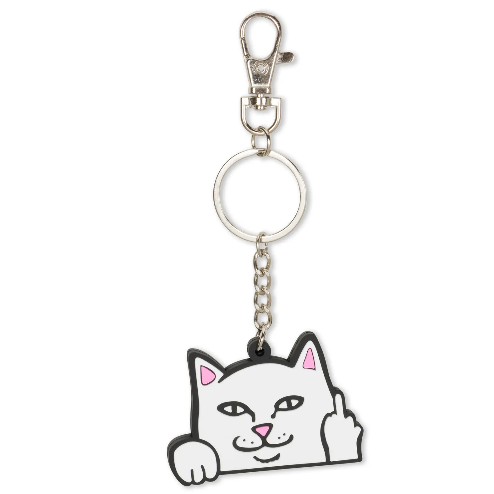 Lord Nermal Rubber Key Chain (White)<Ripndip Clearance