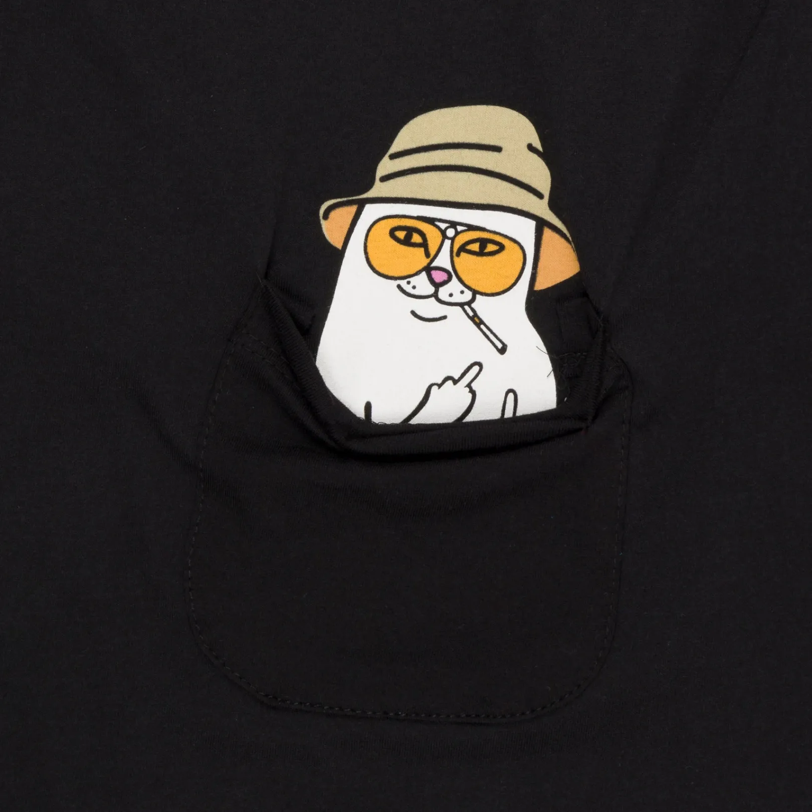 Lord Nermal S Thompson Pocket Tee (Black)<Ripndip Best