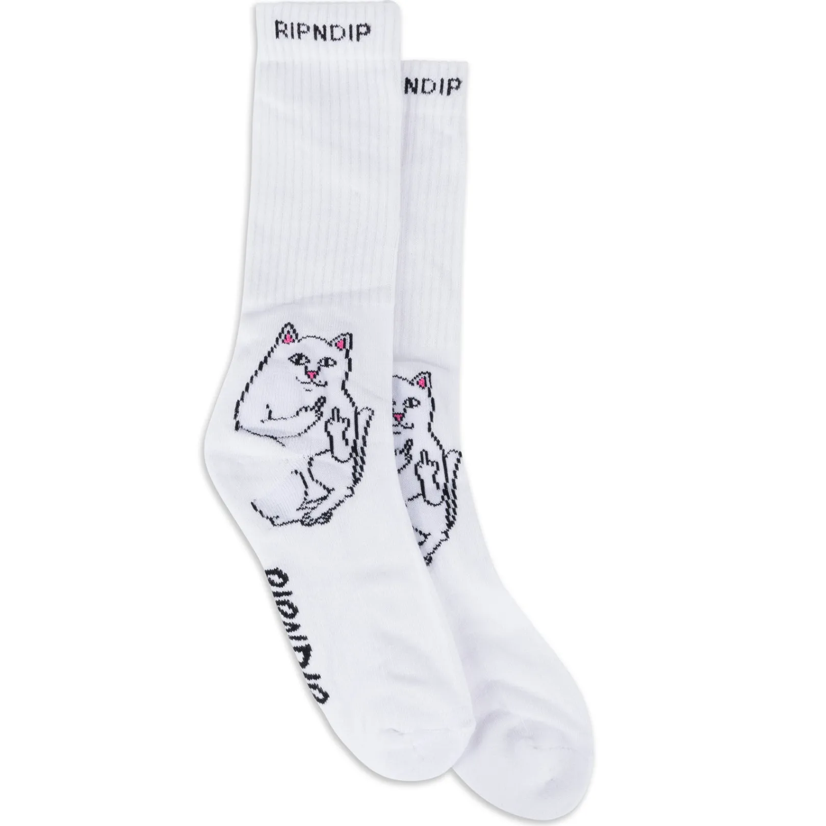 Lord Nermal Socks (White)<Ripndip New