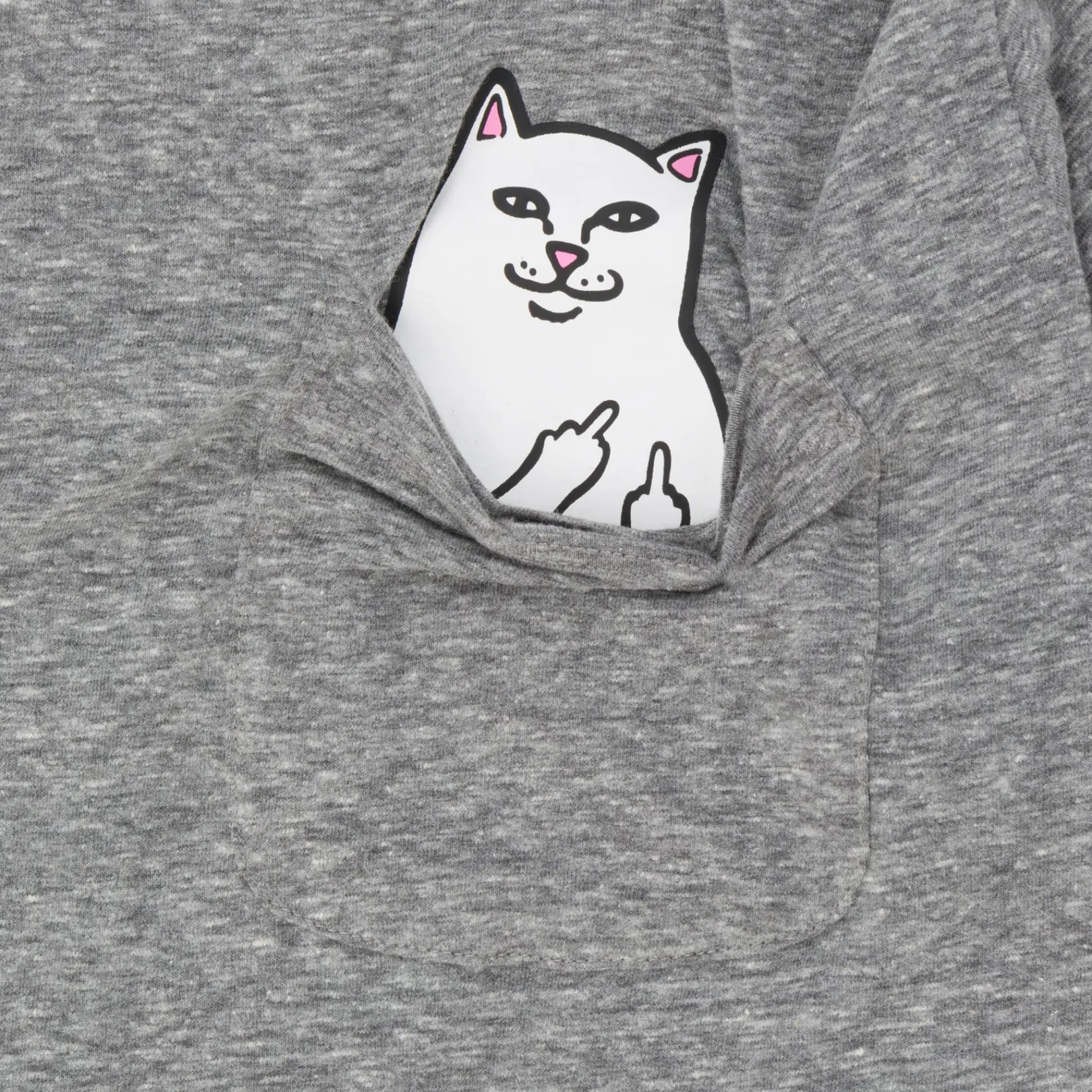 Lord Nermal S/S Pocket Tee (Heather Grey)<Ripndip Sale