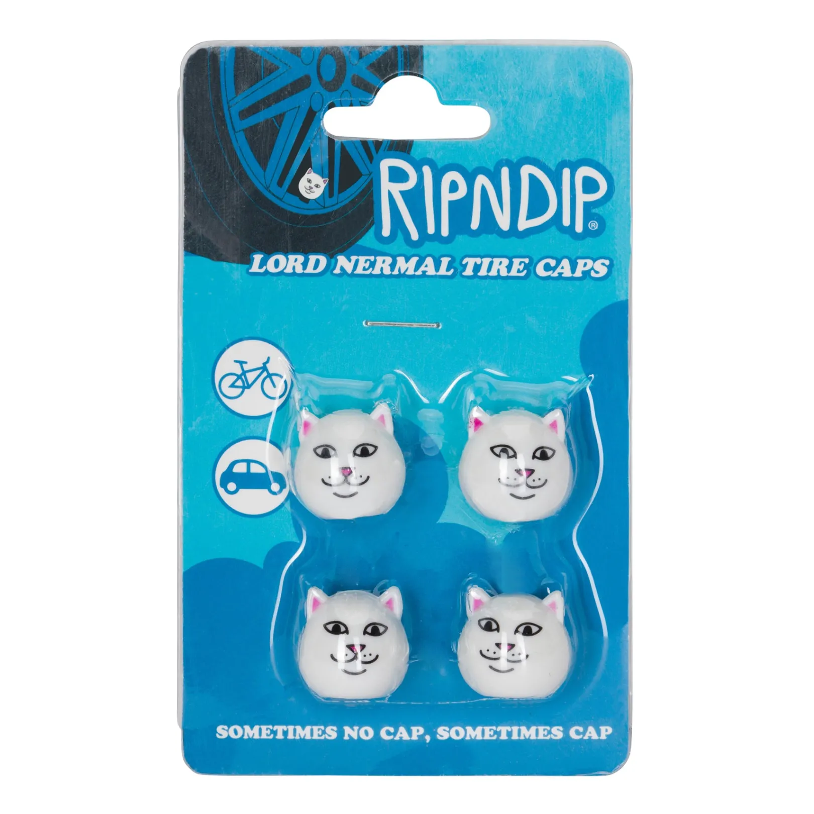 Lord Nermal Tire Caps (White)<Ripndip Hot