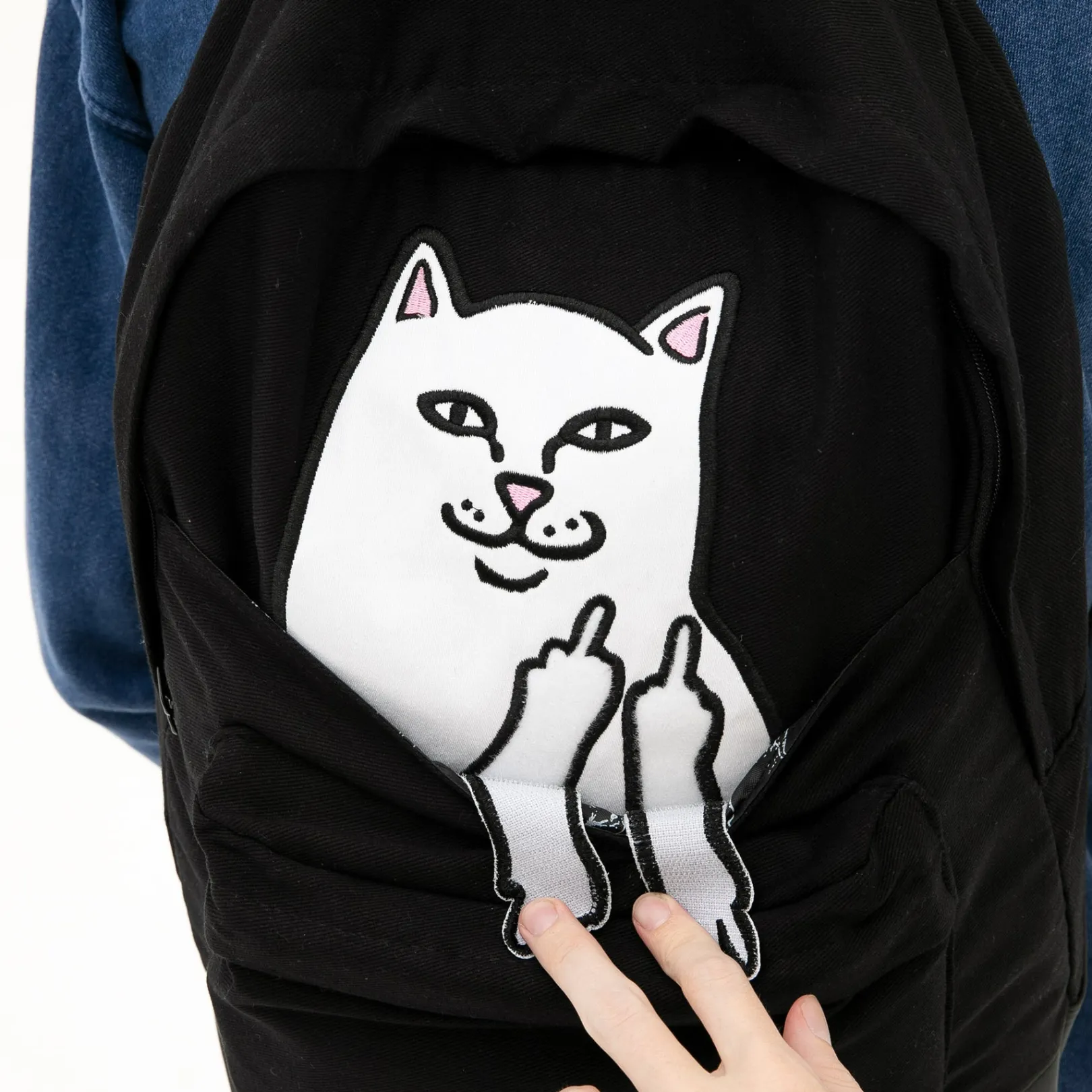 Lord Nermal Velcro Hands Backpack (Black)<Ripndip Outlet