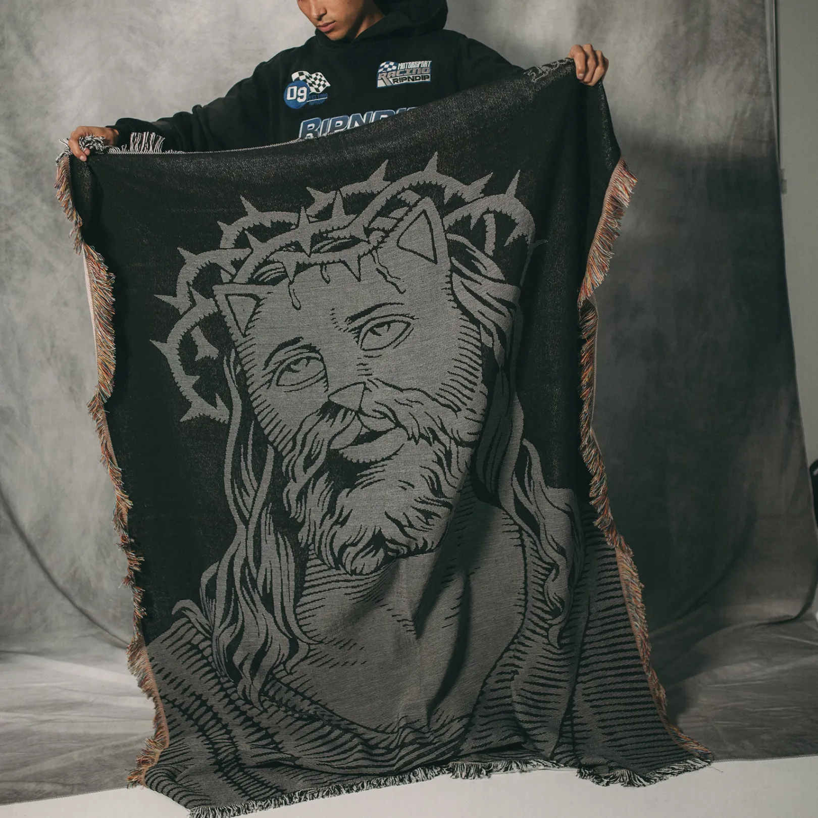 Lord Savior Blanket (Black)<Ripndip Clearance