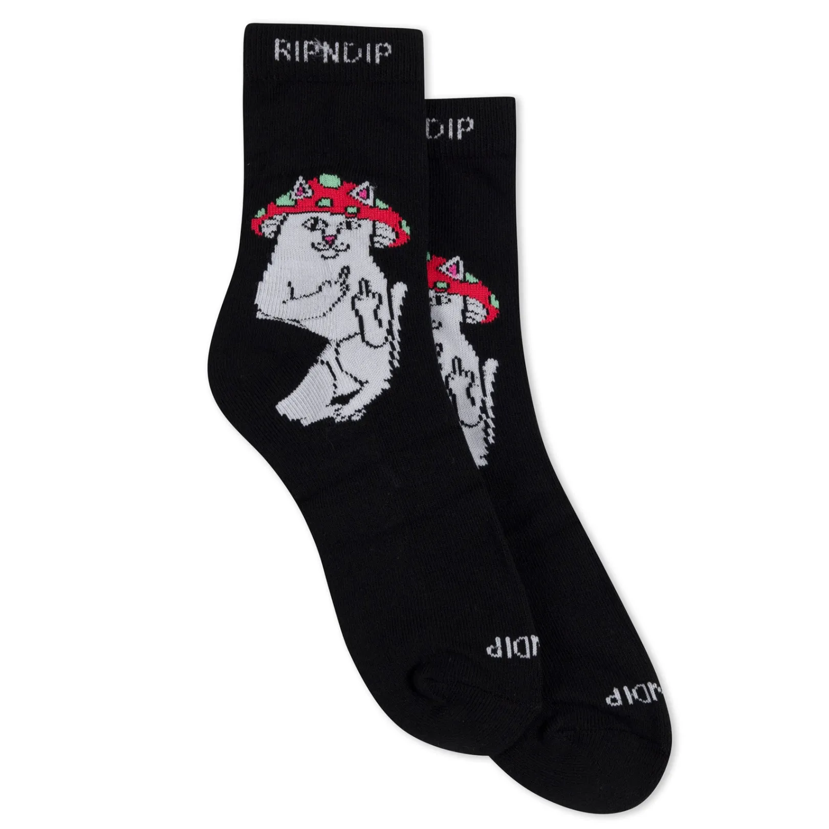 Lord Shroomy Mid Socks (Black)<Ripndip Flash Sale