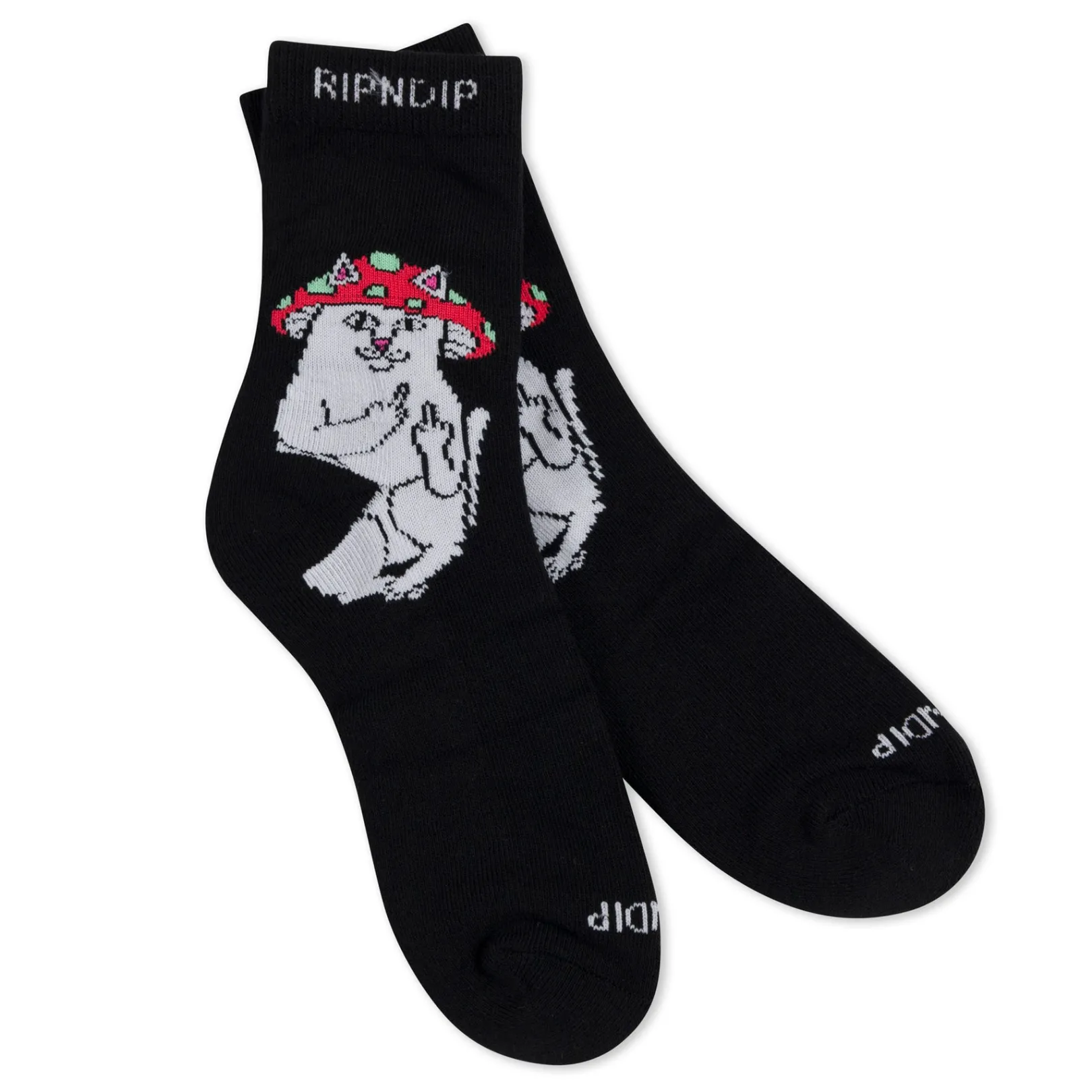 Lord Shroomy Mid Socks (Black)<Ripndip Flash Sale