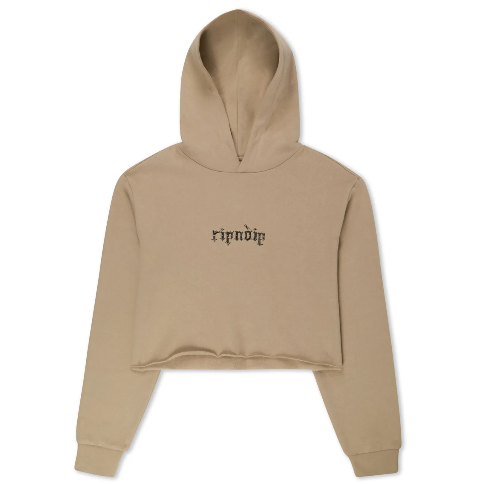 Los Feliz Cropped Hoodie (Sand)<Ripndip Cheap