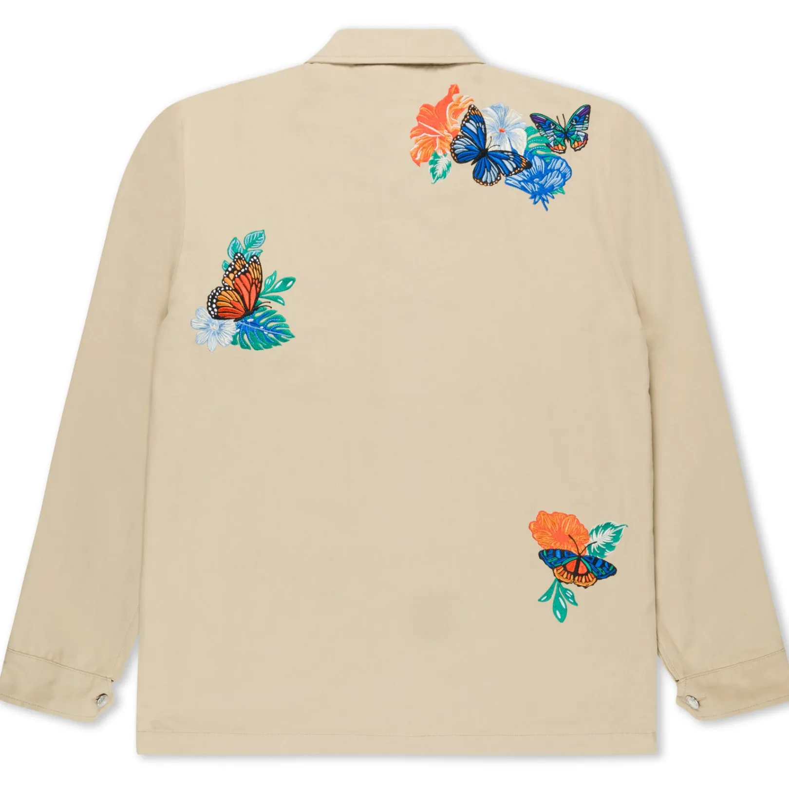 Los Canvas Button Down Jacket (Khaki)<Ripndip Fashion