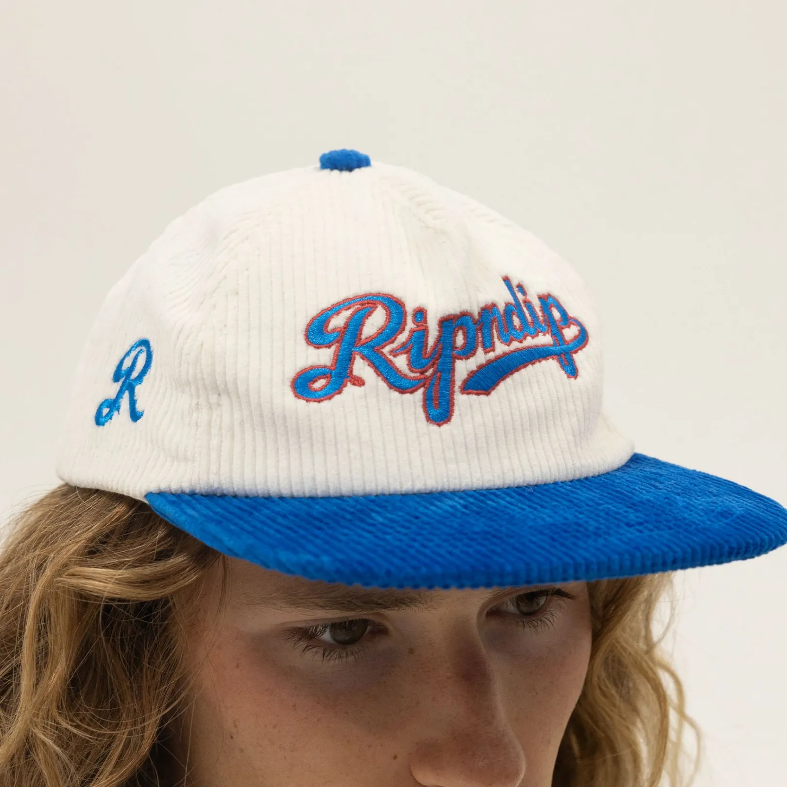 Los Corduroy Snapback (White)<Ripndip Best Sale