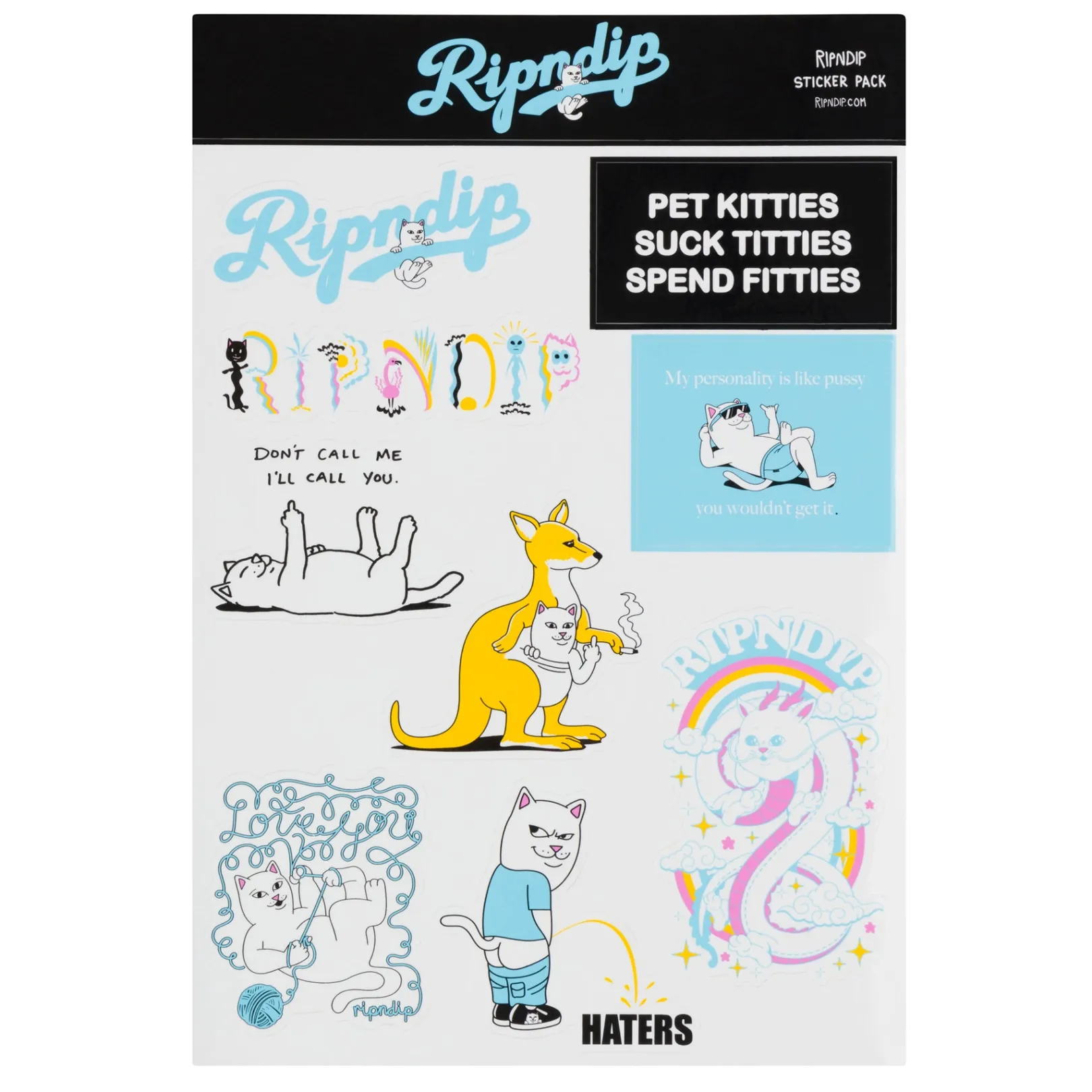 Los Sticker Sheet (Multi)<Ripndip Store