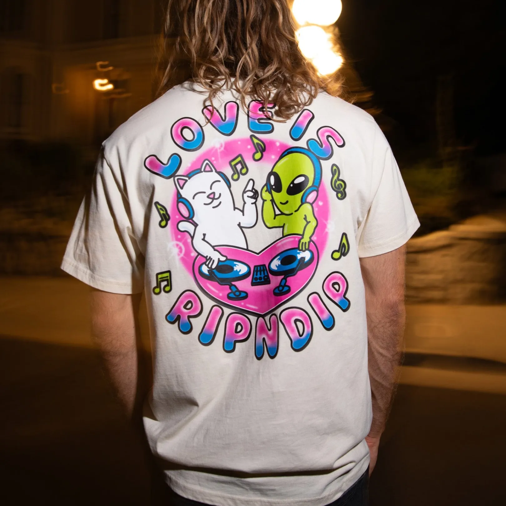 Love Is Tee (Natural)<Ripndip Store