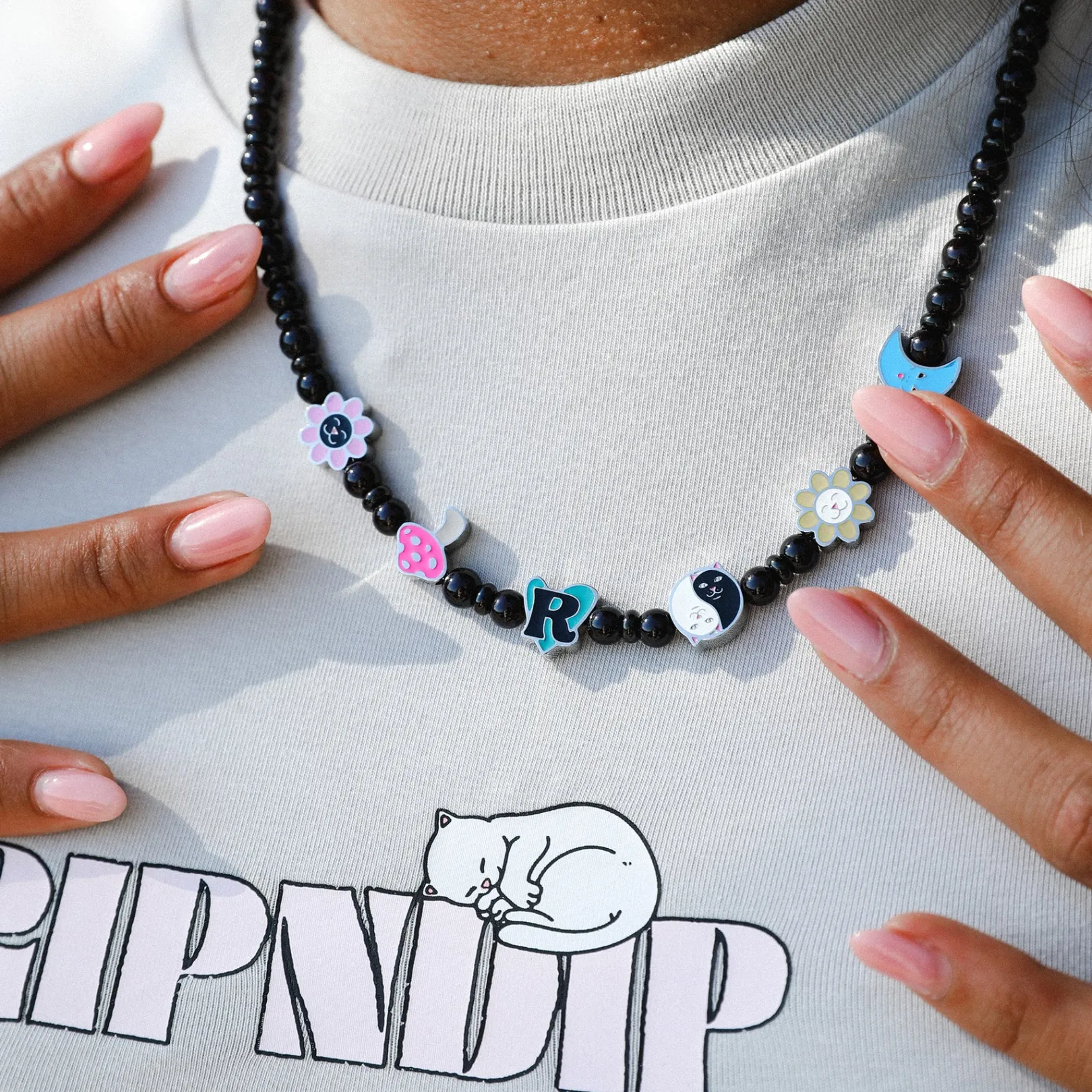 Lucky Charms Necklace (Black)<Ripndip Store