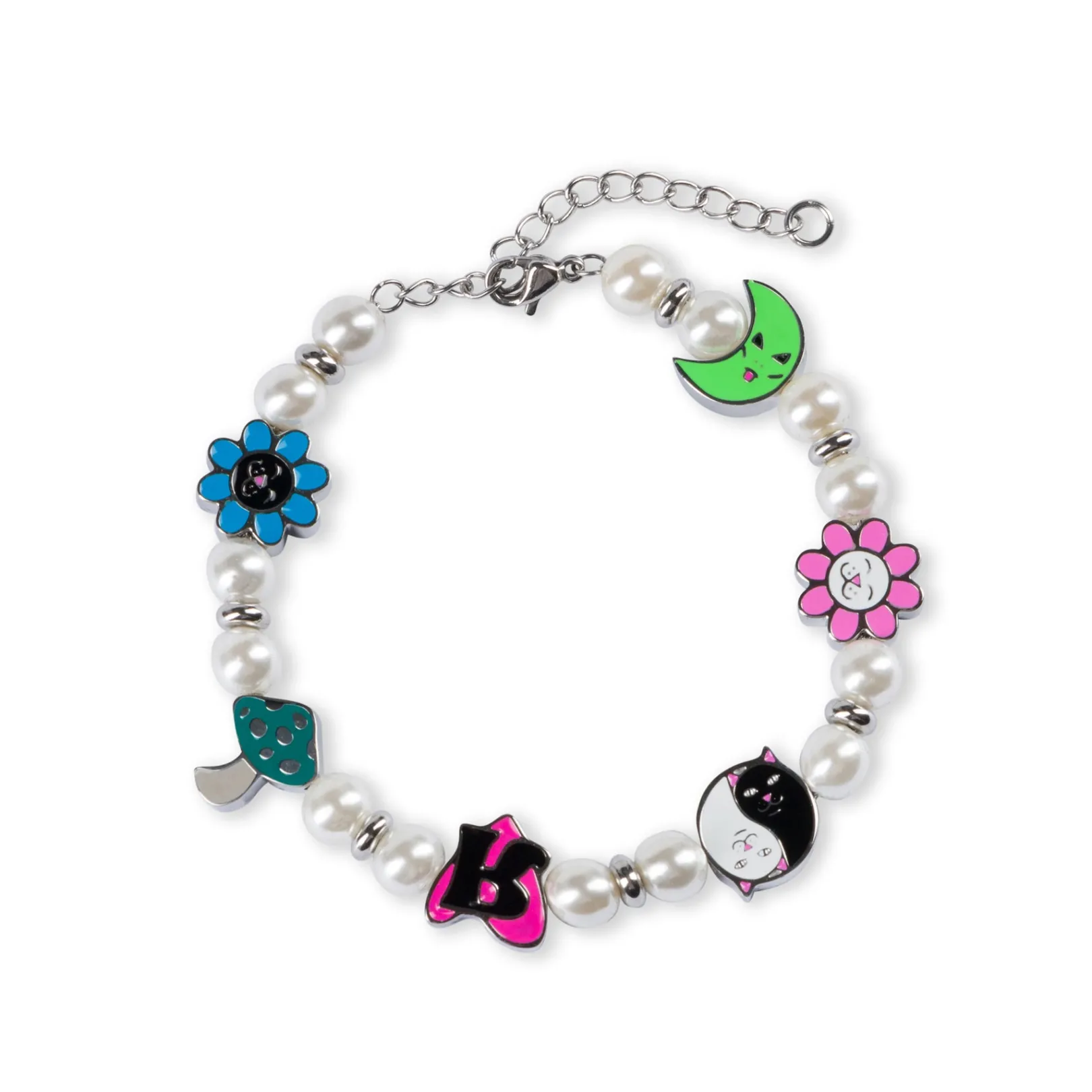 Lucky Charms Pearl Bracelet (Multi)<Ripndip Fashion