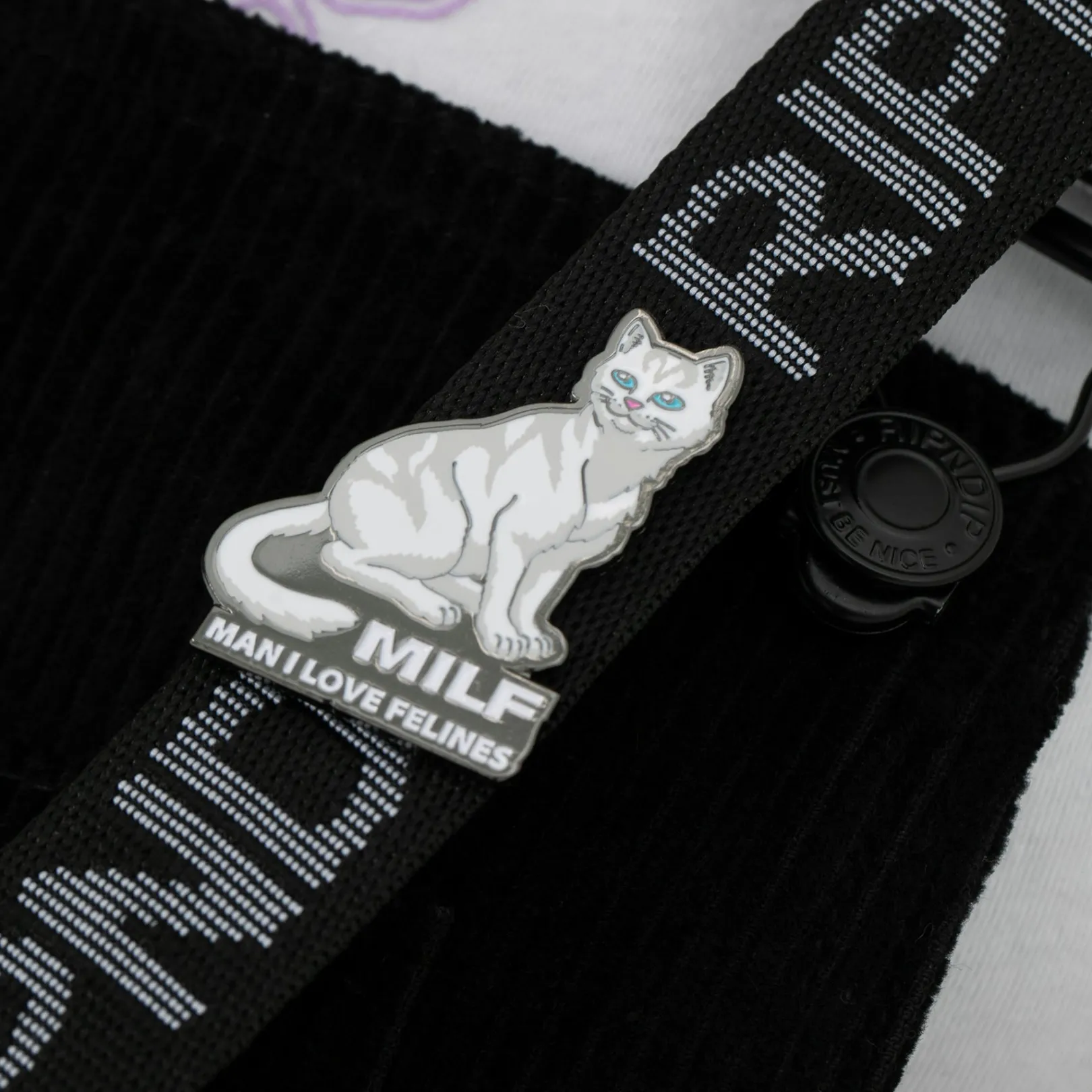 Man I Love Felines Pin (Multi)<Ripndip Discount