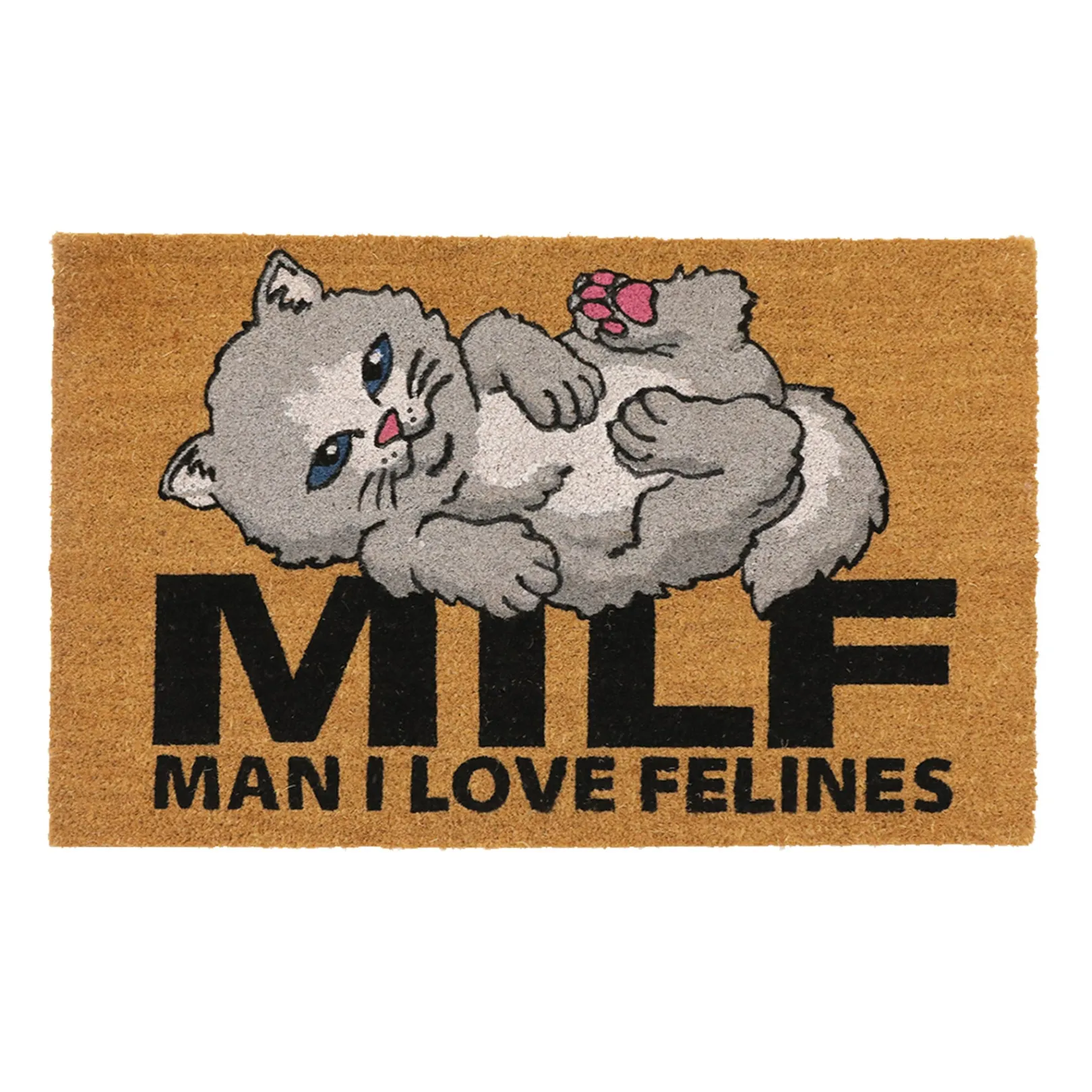 Man I Love Felines Rug (Brown)<Ripndip Best