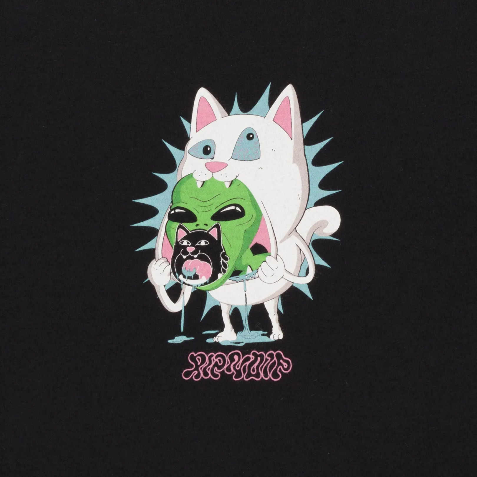 Monday's Tee (Black)<Ripndip Shop