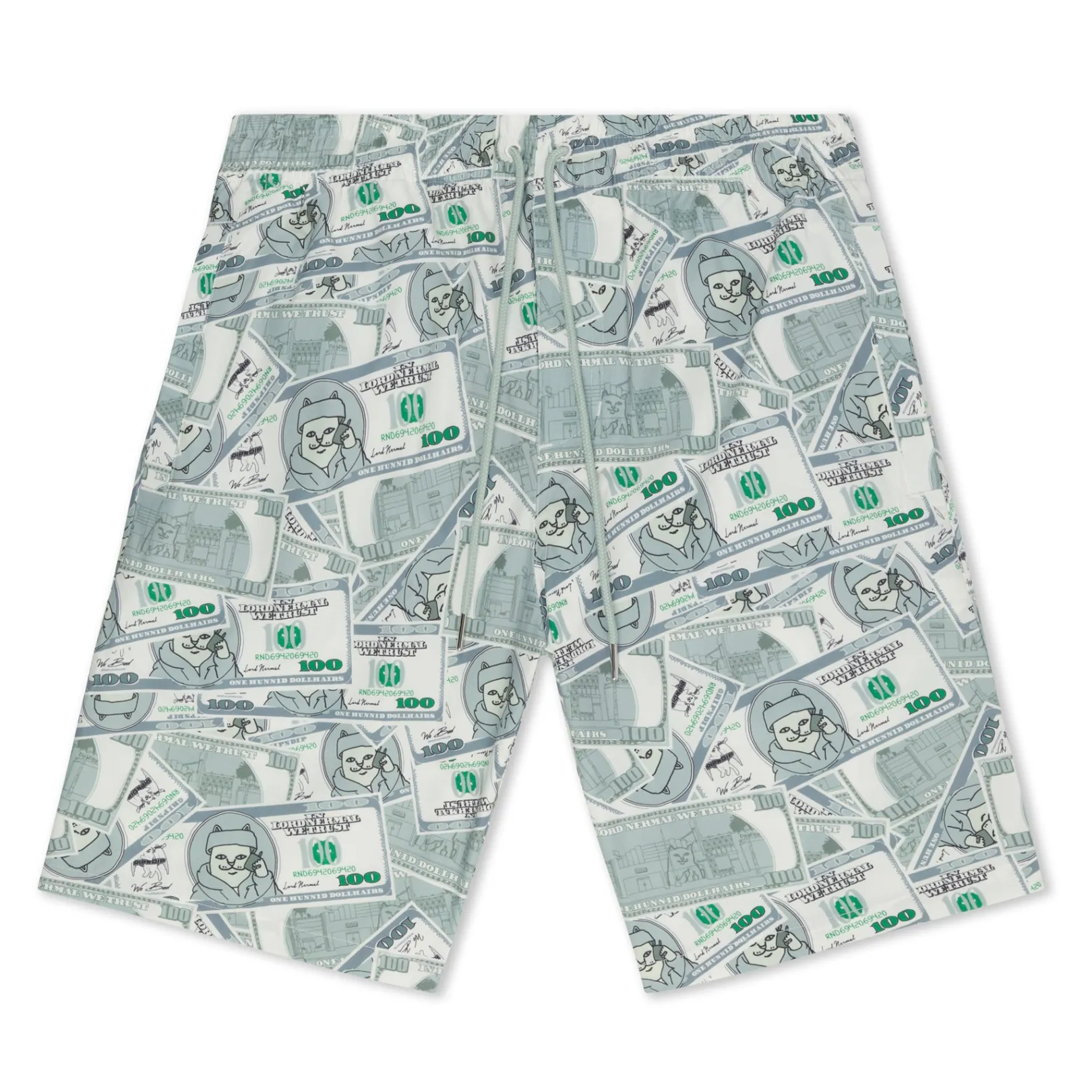 Moneybag Swim Shorts (Olive)<Ripndip Best Sale