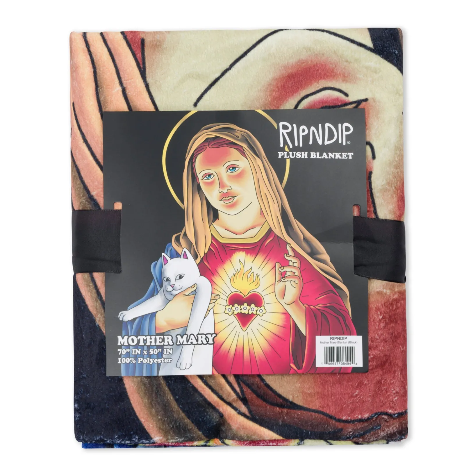 Mother Mary Blanket (Black)<Ripndip Hot