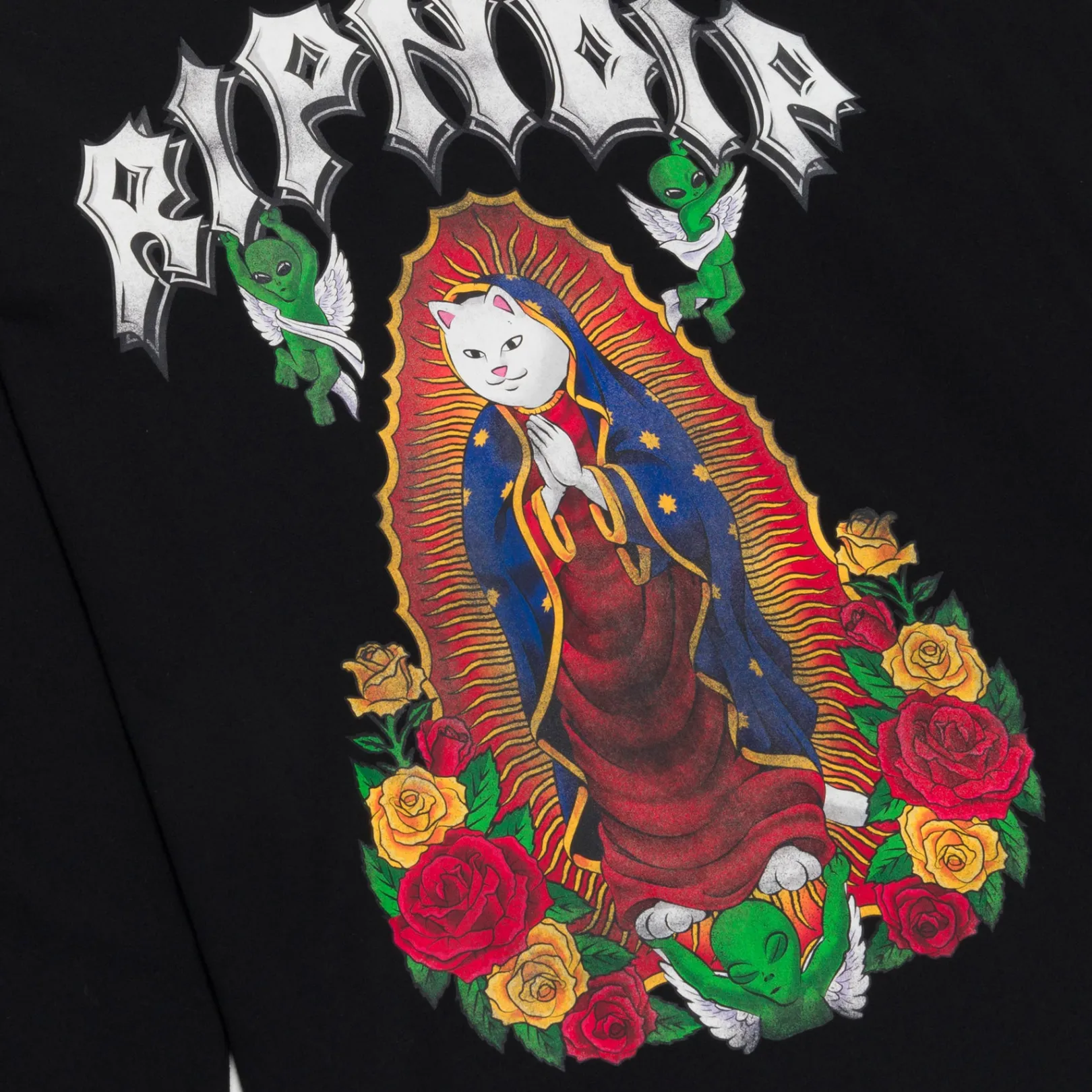 Mother Nerm Long Sleeve (Black)<Ripndip Clearance