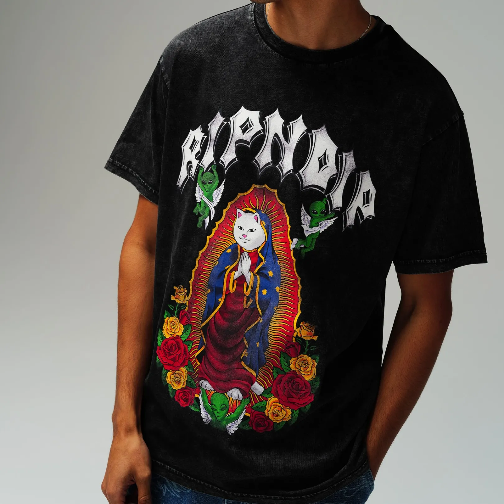 Mother Nerm Tee (Black Wash)<Ripndip Cheap