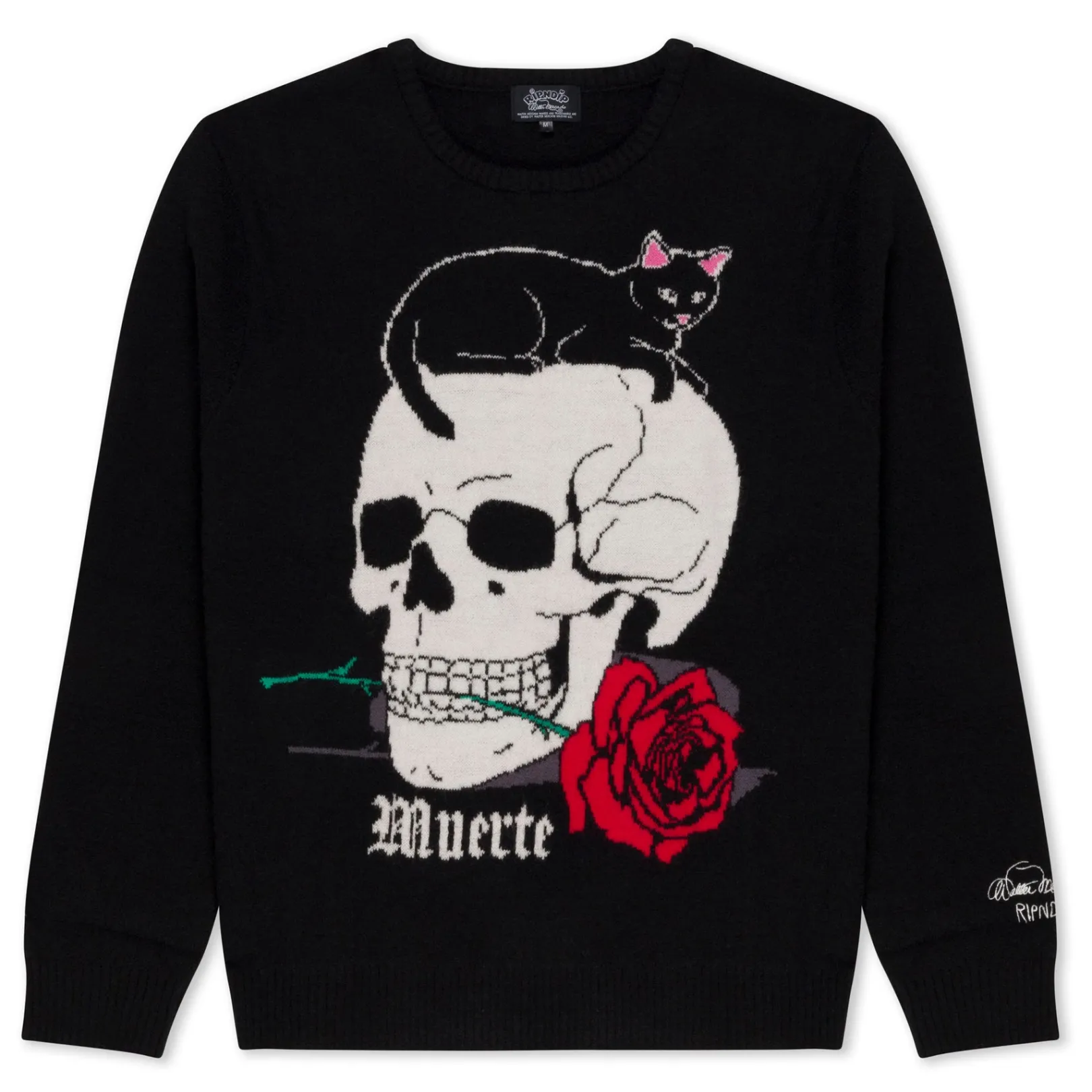 Muerte Knit Sweater (Black)<Ripndip Cheap