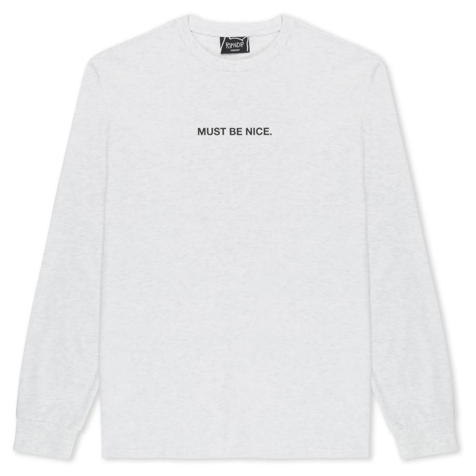 Must Be Nice Long Sleeve (Ash Heather)<Ripndip Discount