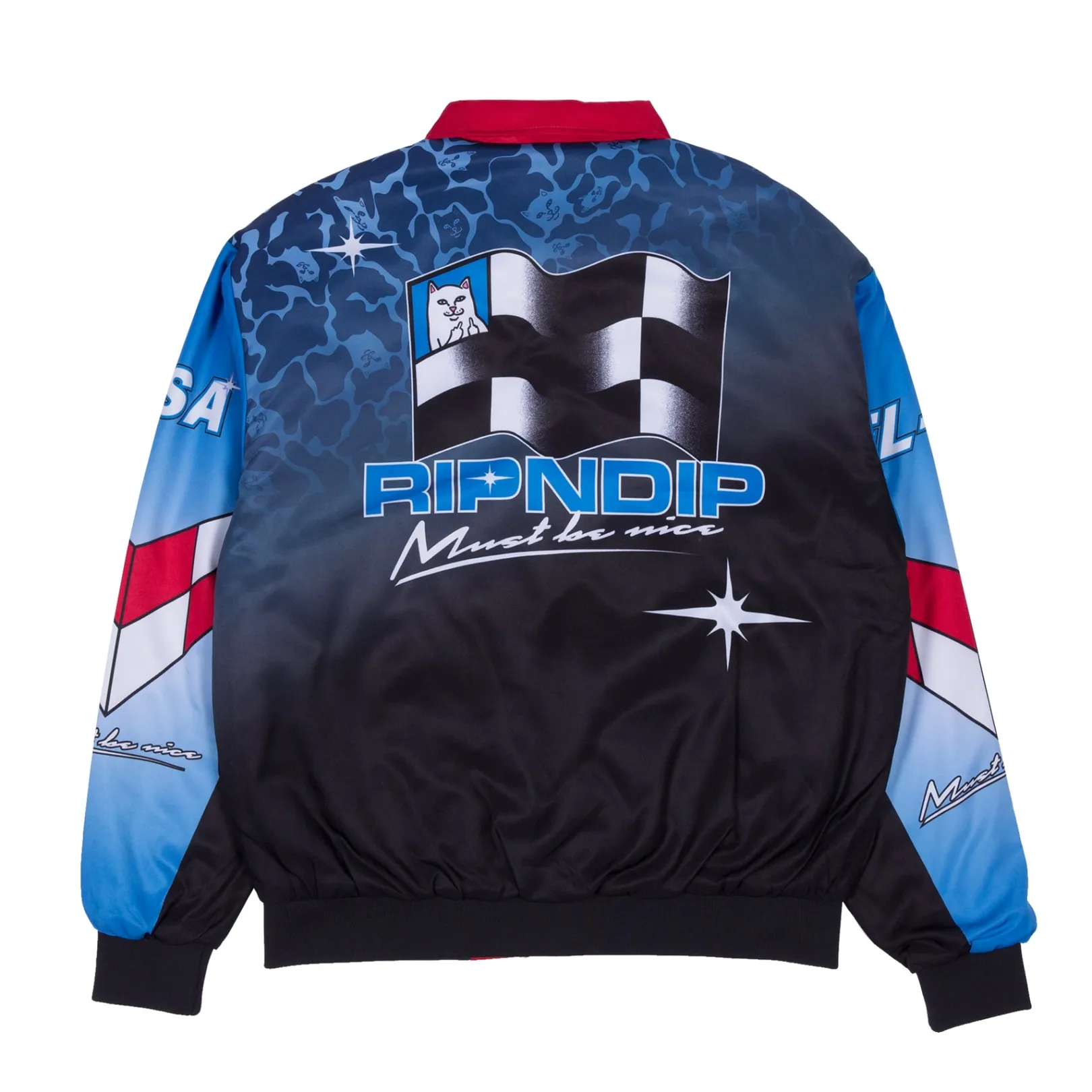 Nascar Nerm Puffy Racing Jacket (Multi)<Ripndip Cheap