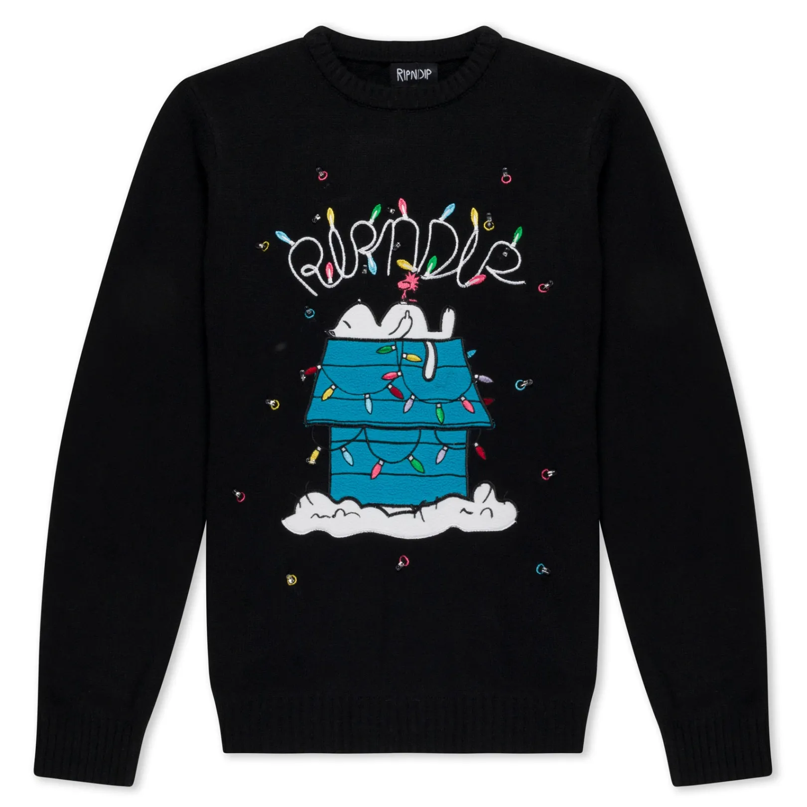 Nerm Christmas Light Up Knit Sweater (Black)<Ripndip Hot