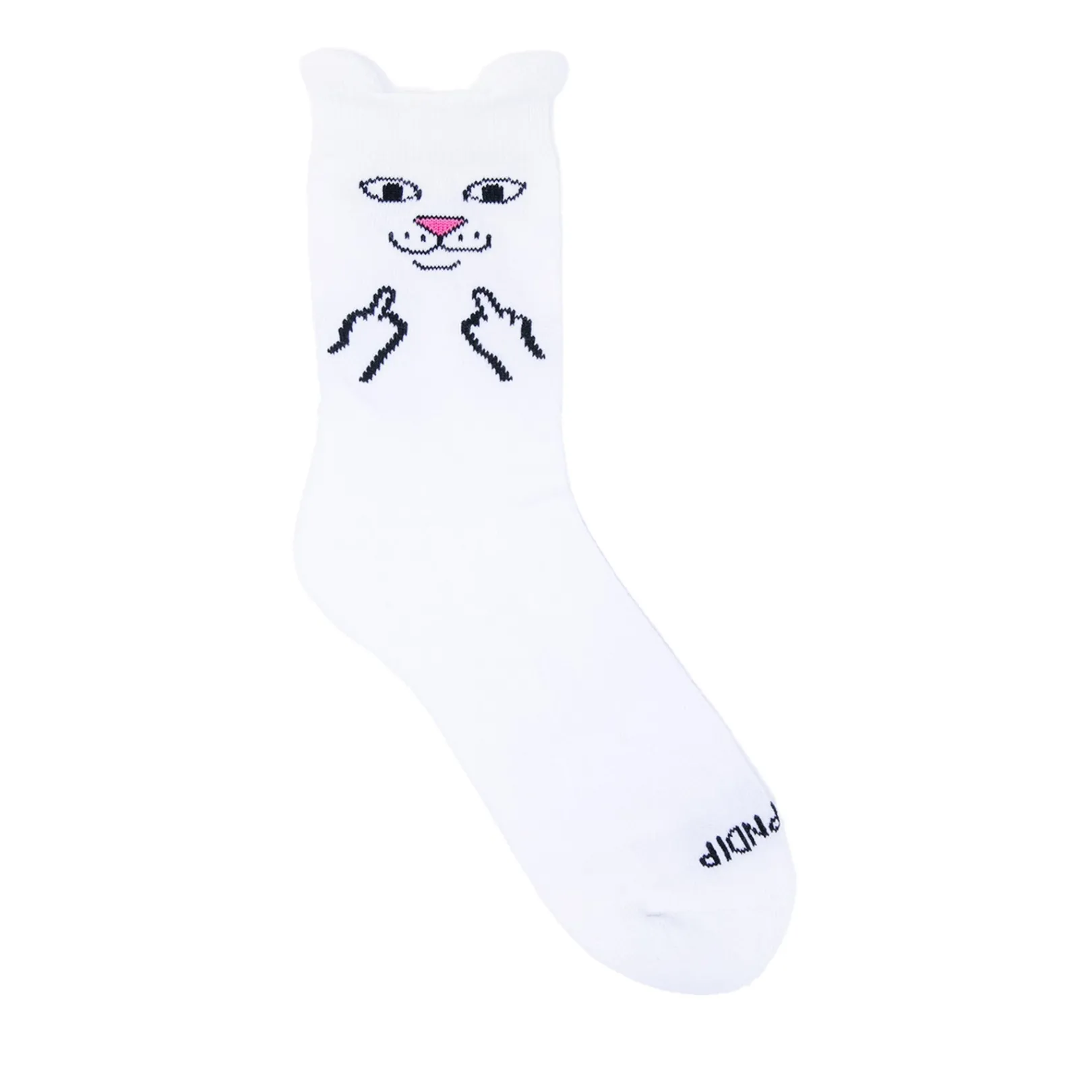 Nerm Face Mid Socks (White)<Ripndip Shop