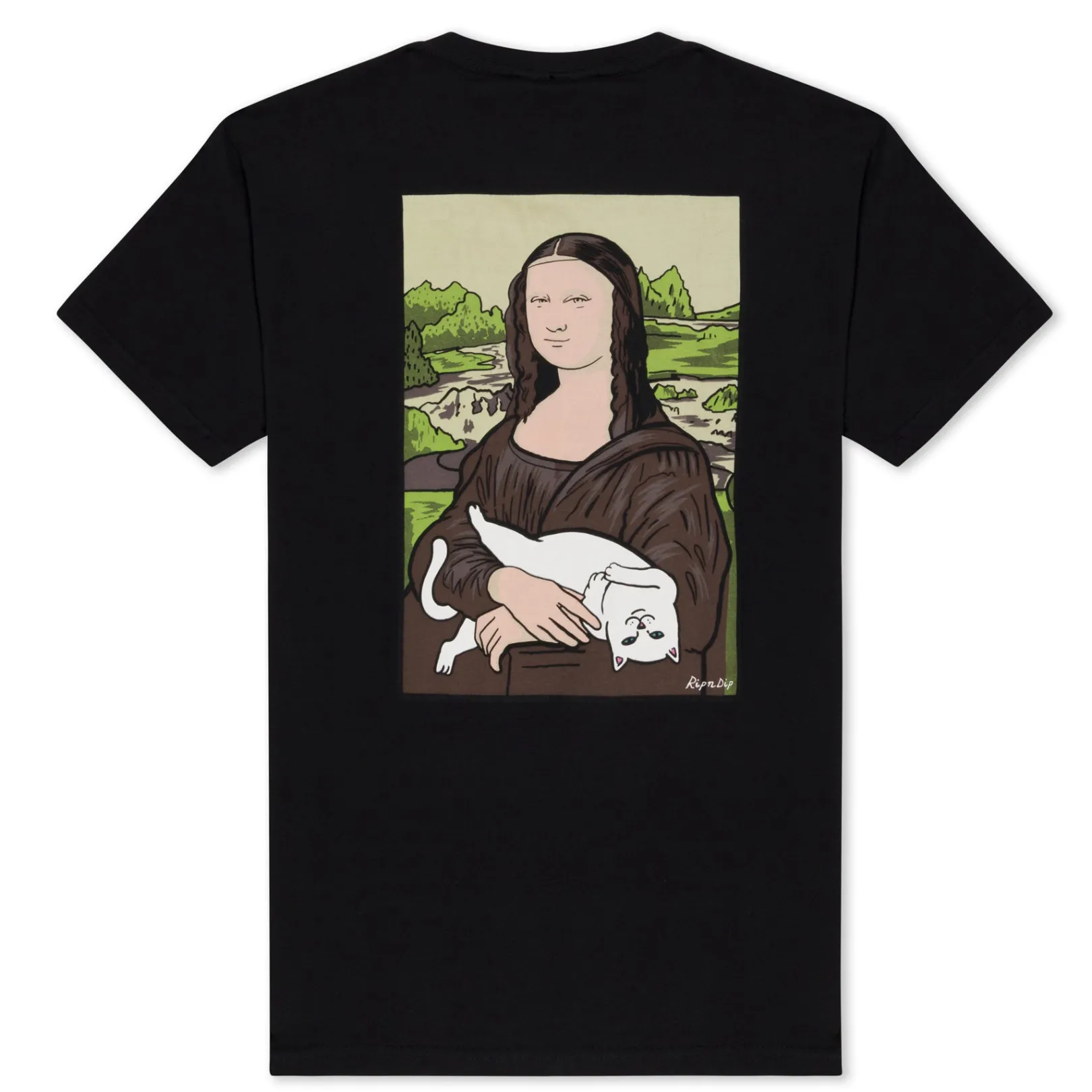 Nermal Lisa Pocket Tee 2.0 (Black)<Ripndip Store