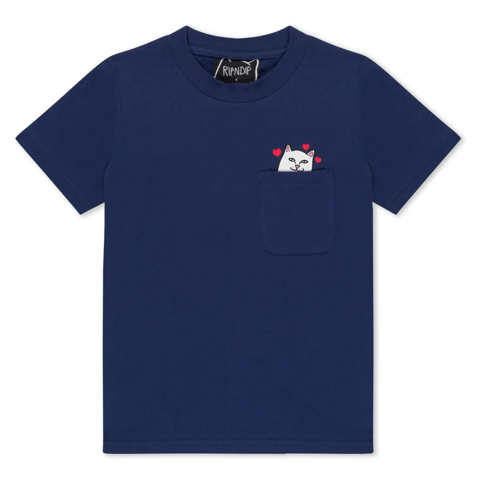 Nermal Loves Kid Pocket Tee (Navy)<Ripndip Outlet