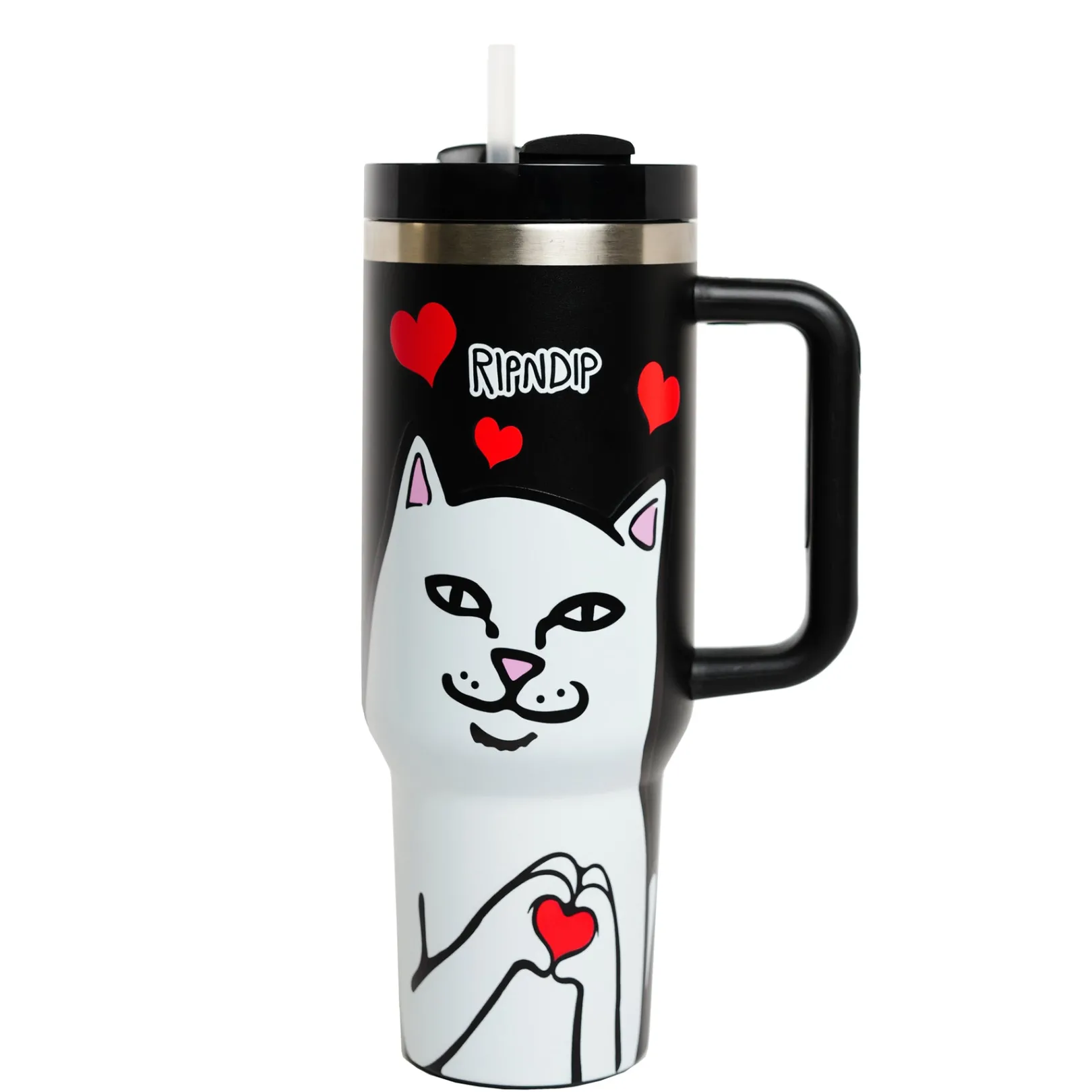 Nermal Loves Tumbler (Black)<Ripndip New