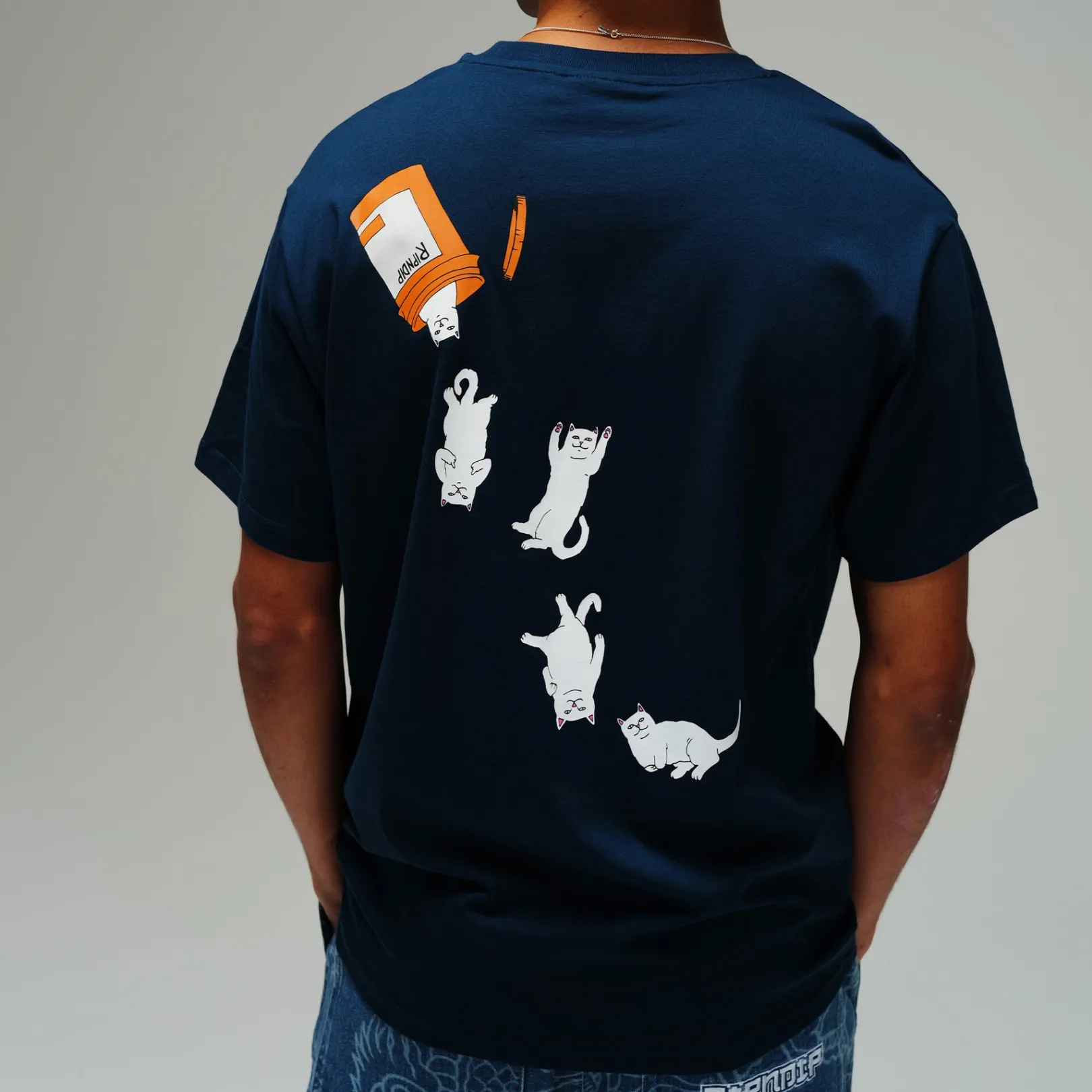 Nermal Pills Tee (Navy)<Ripndip Discount