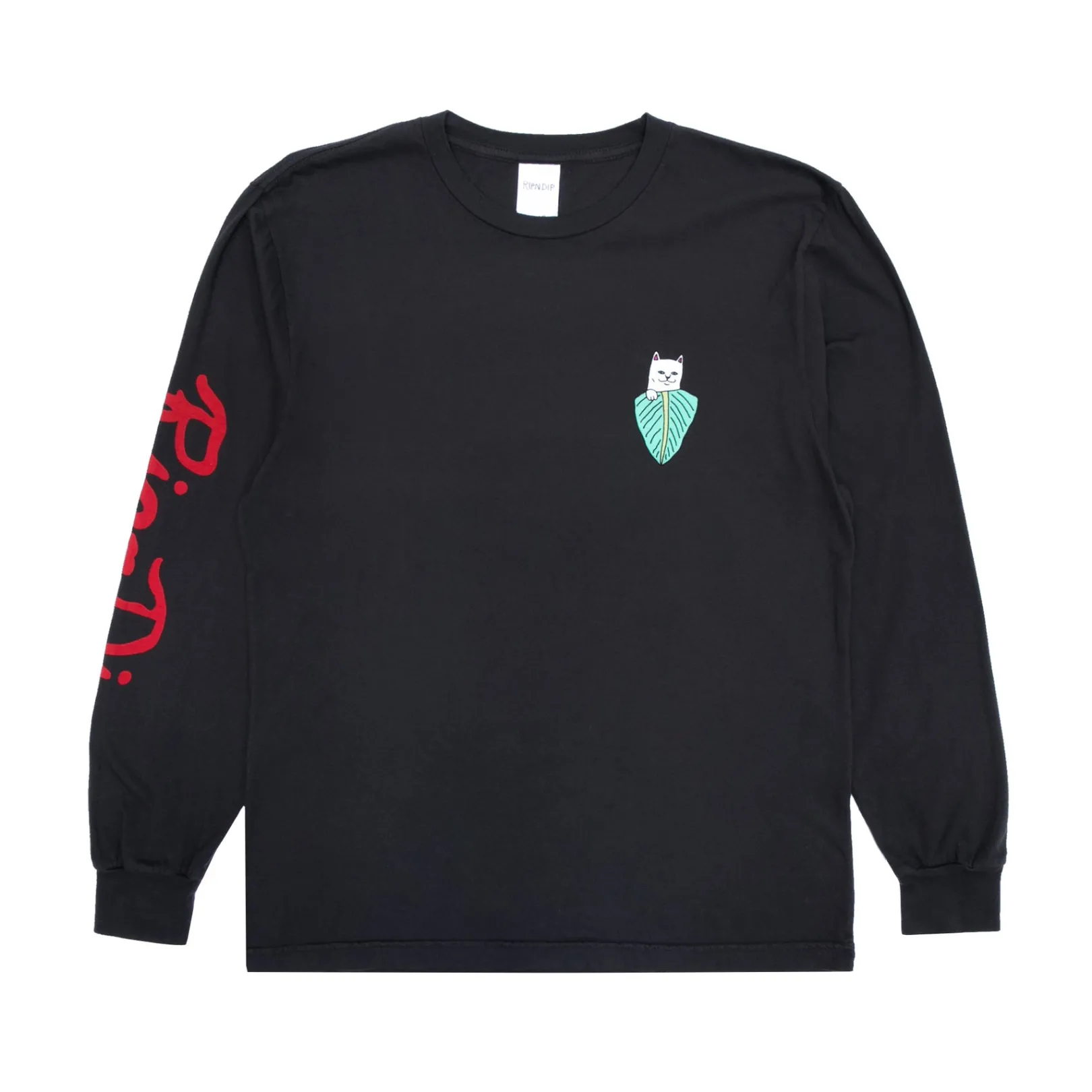 Nermal Portrait L/S (Vintage Black)<Ripndip Best